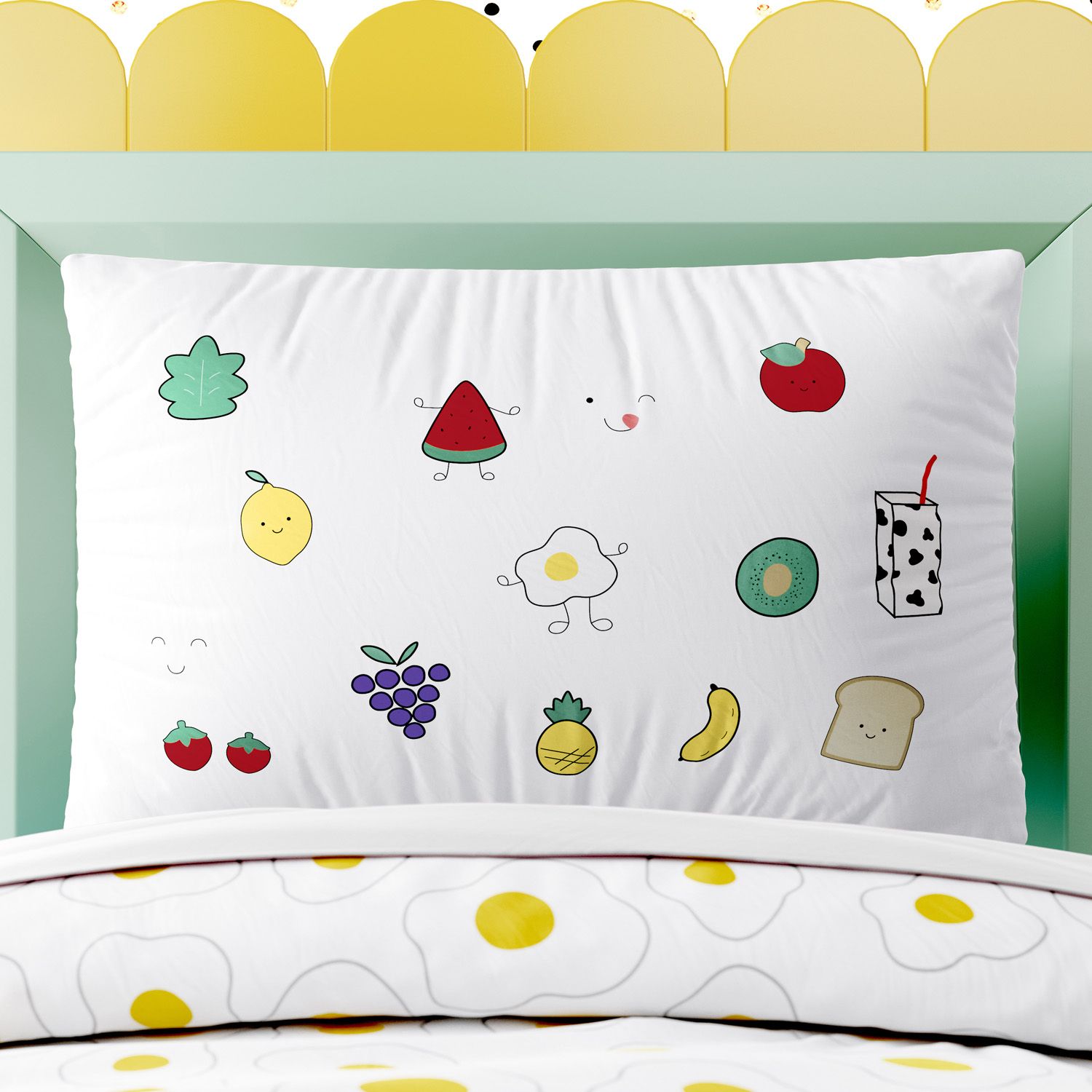 Kit Cama Infantil Solteiro Food