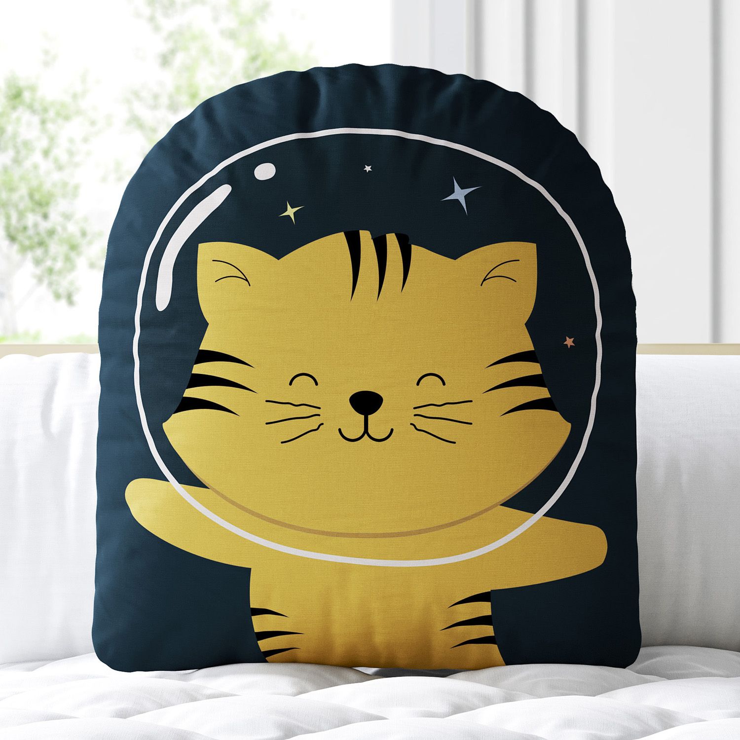Almofada Amiguinho Tigre Astronauta 33cm