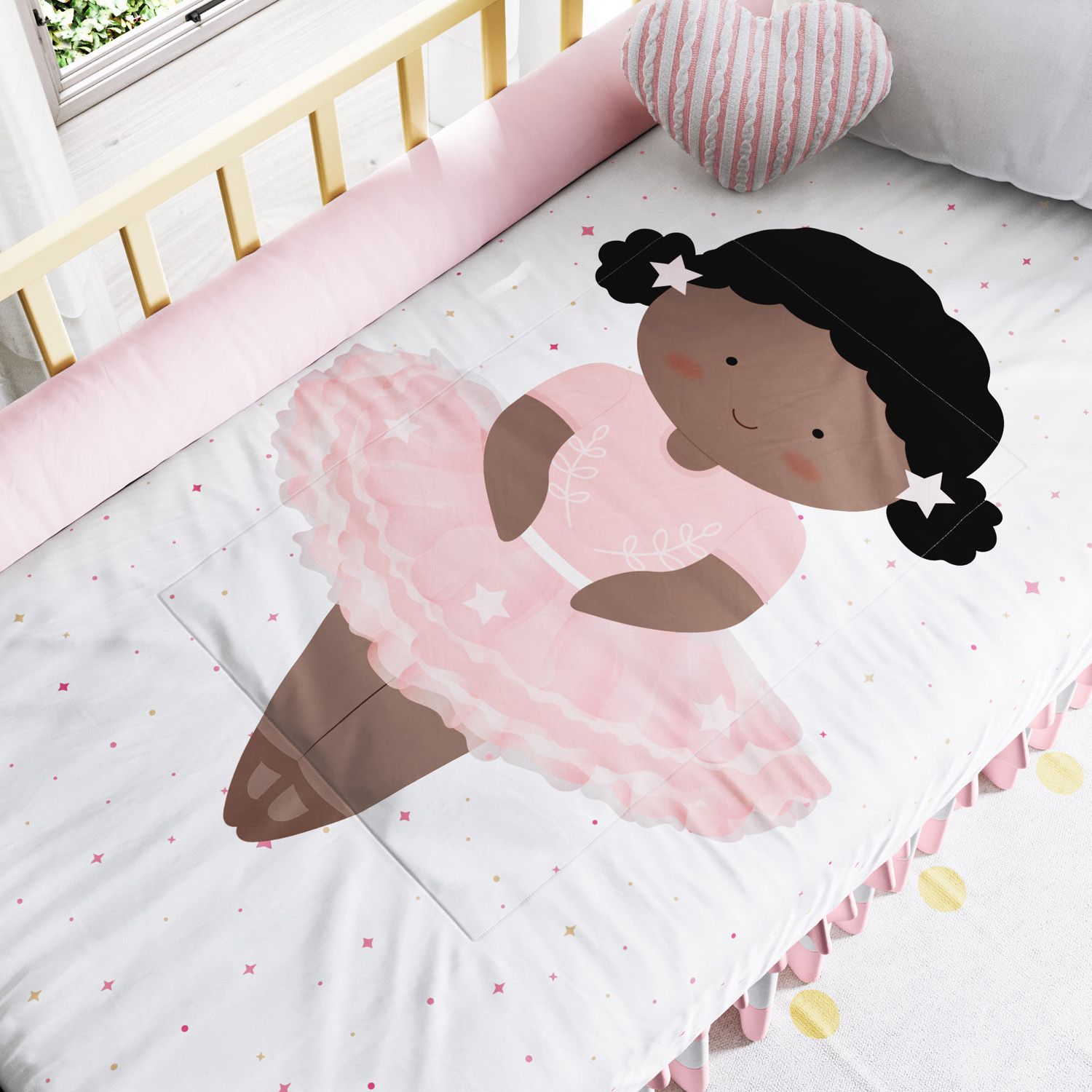 Edredom de Berço Bailarina Ingrid