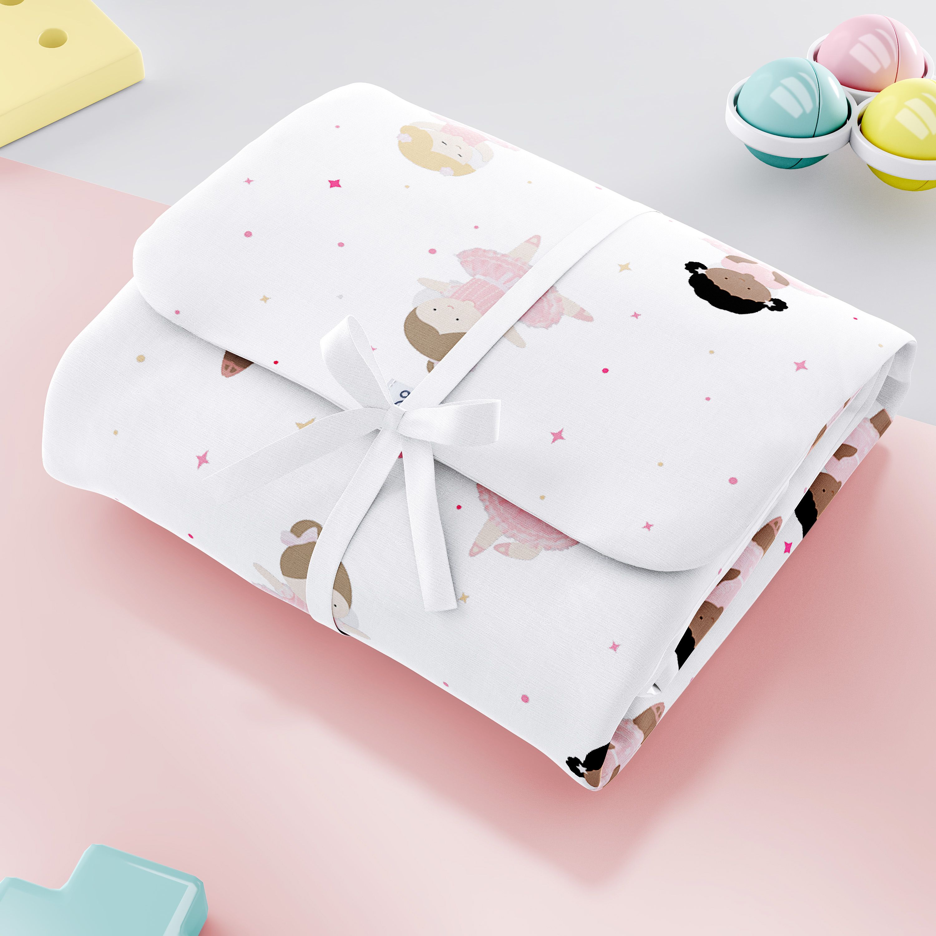 Trocador de Fraldas Portátil Bailarina Deborah 73x40cm