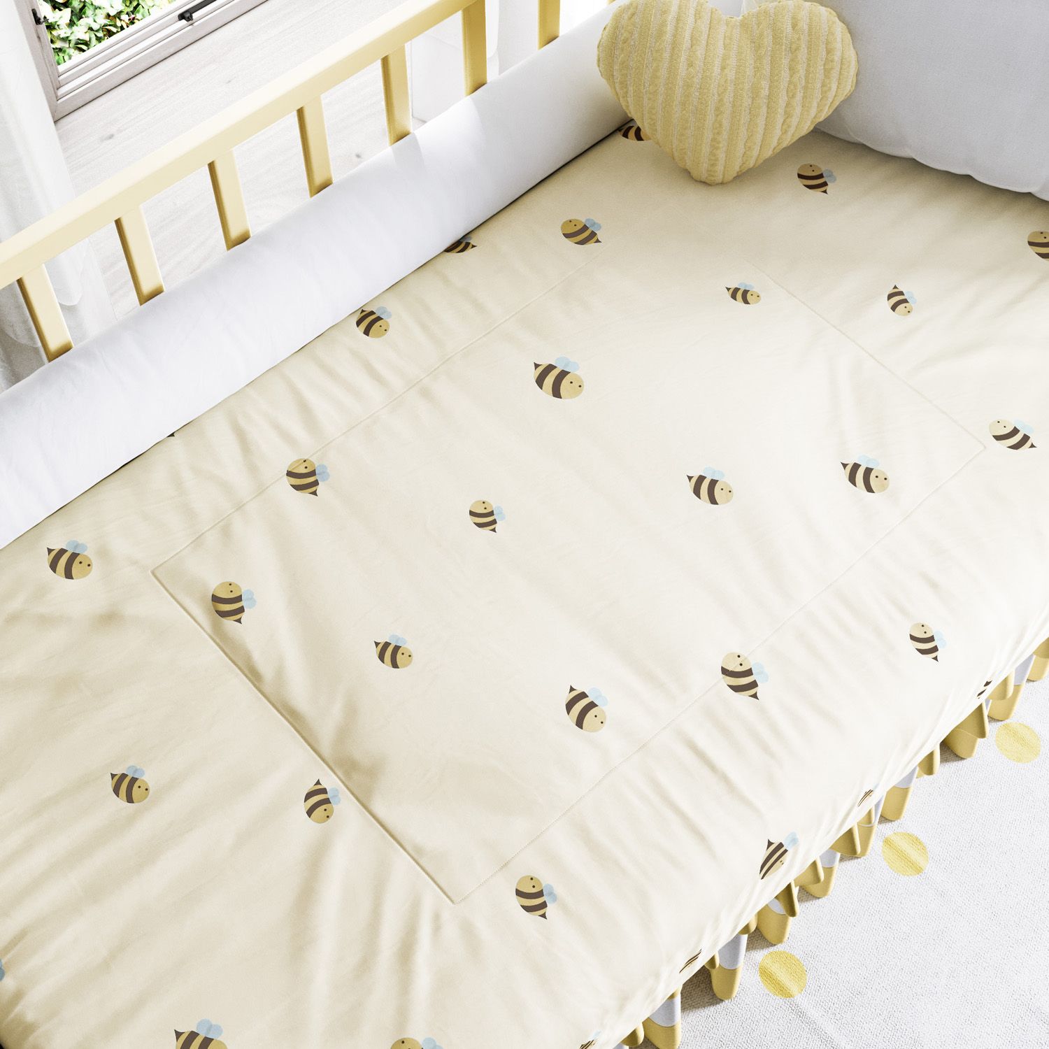 Edredom de Berço Abelhinhas