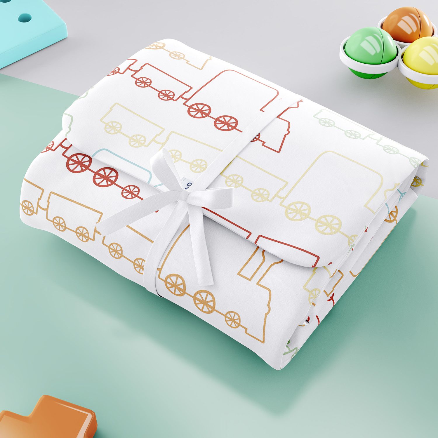 Trocador de Fraldas Portátil Trenzinho Piuí 85x40cm