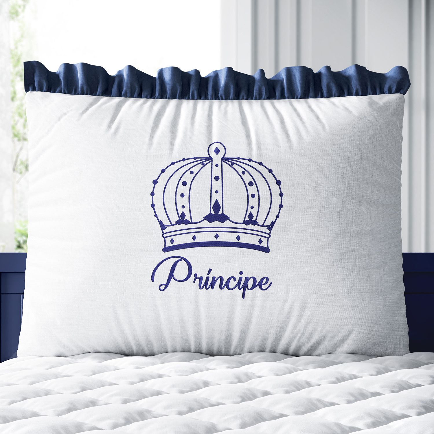 Kit Berço Trança Menina Princesa Rosa