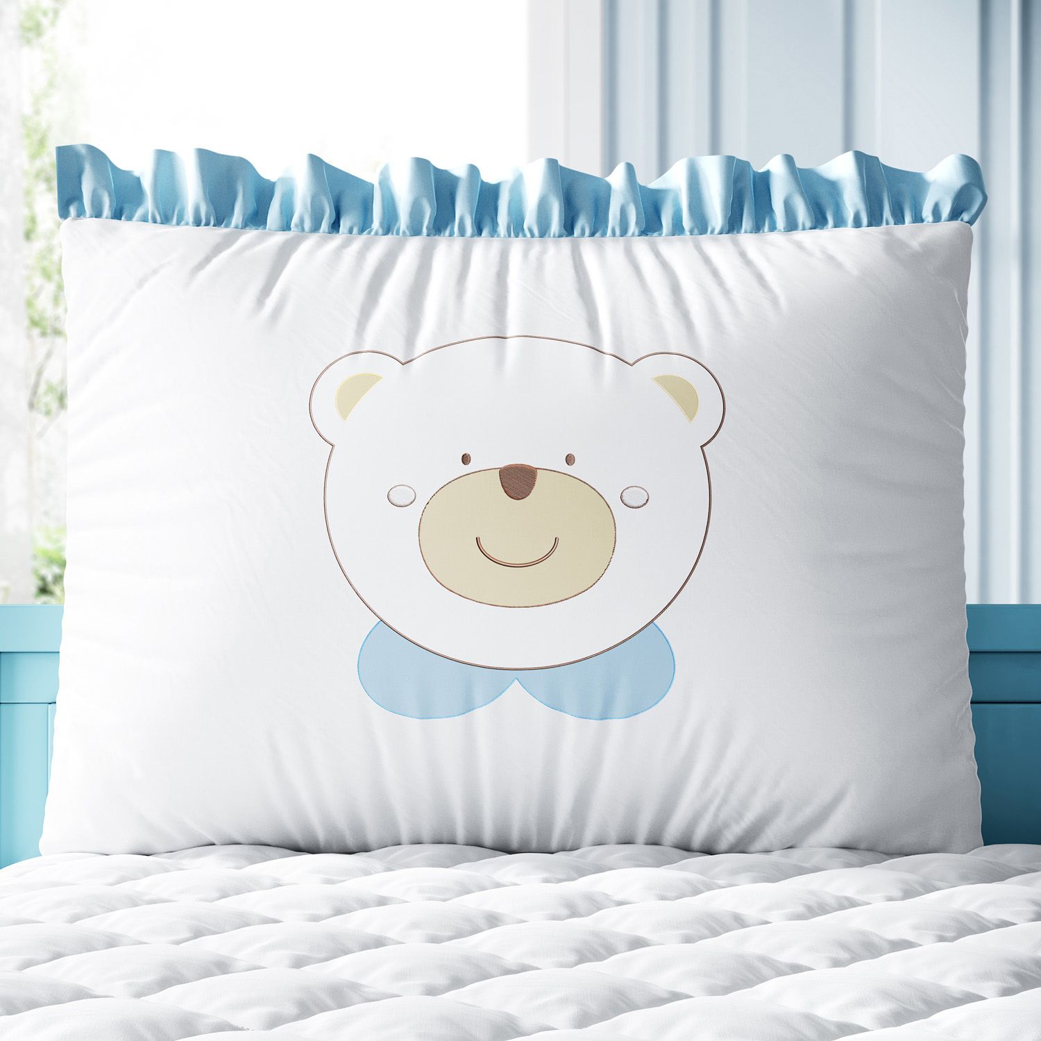 Kit Berço Trança Ursinha Rosa