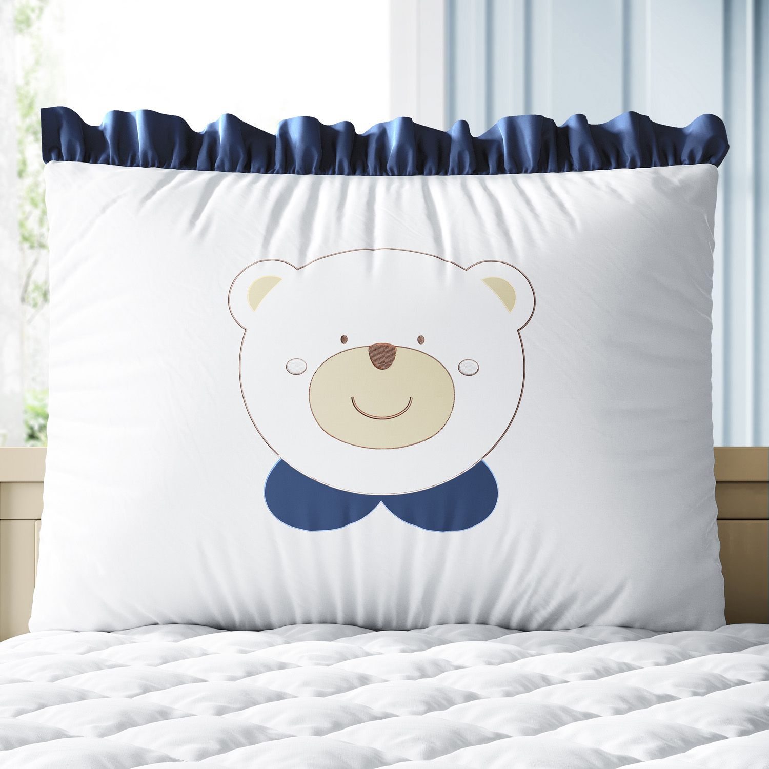 Kit Berço Trança Ursinha Rosa