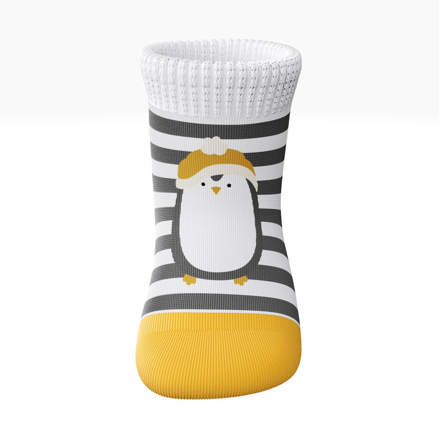 Meia Bebê Pinguim Listrada