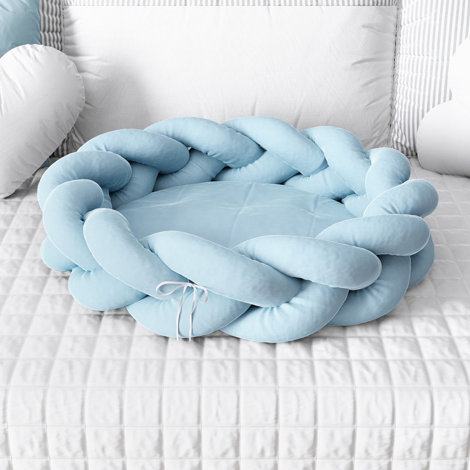 Ninho para Bebê Trança Amarelo 80cm