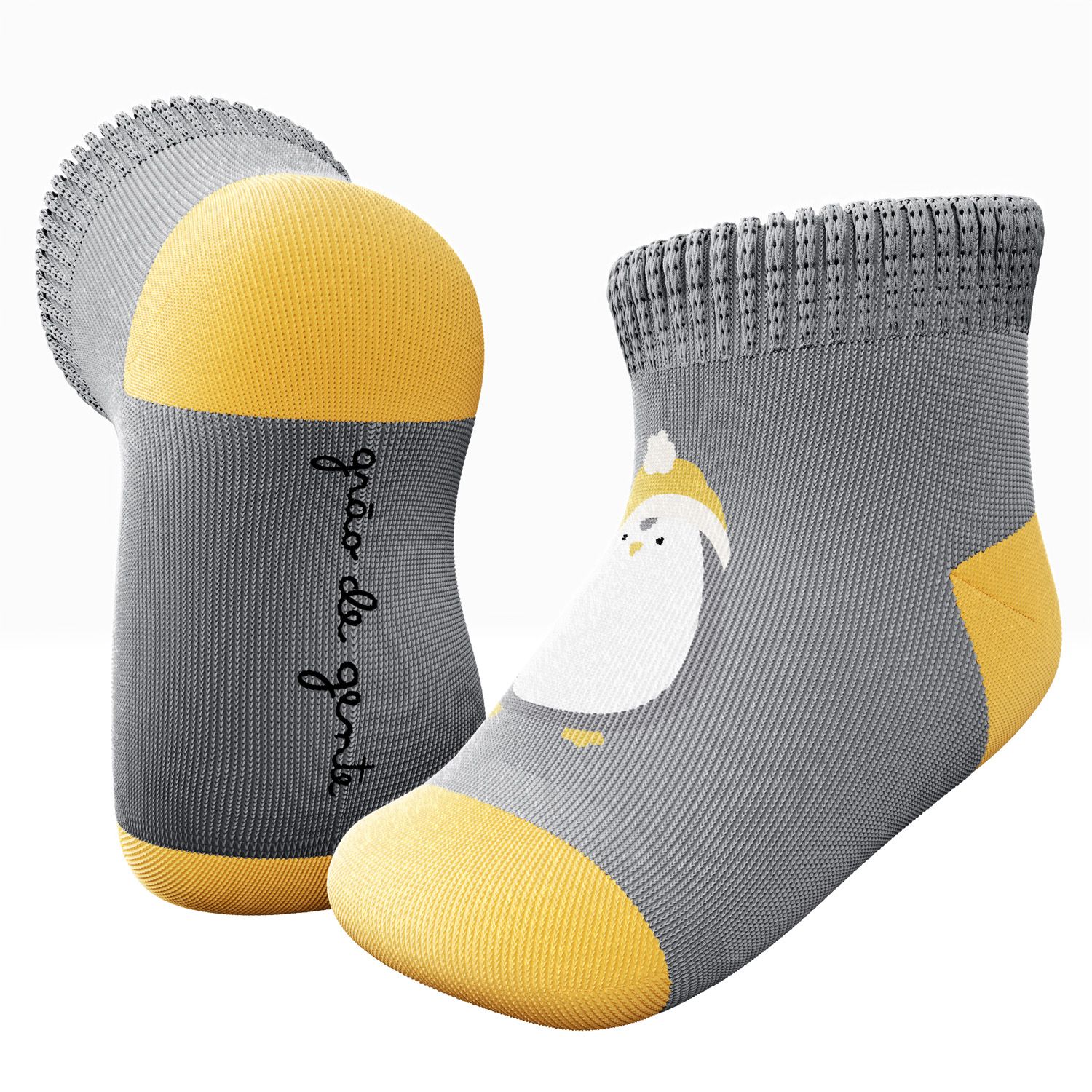 Kit Meia Bebê Trocapé Pinguim Leve 6 Pague 5 Pares