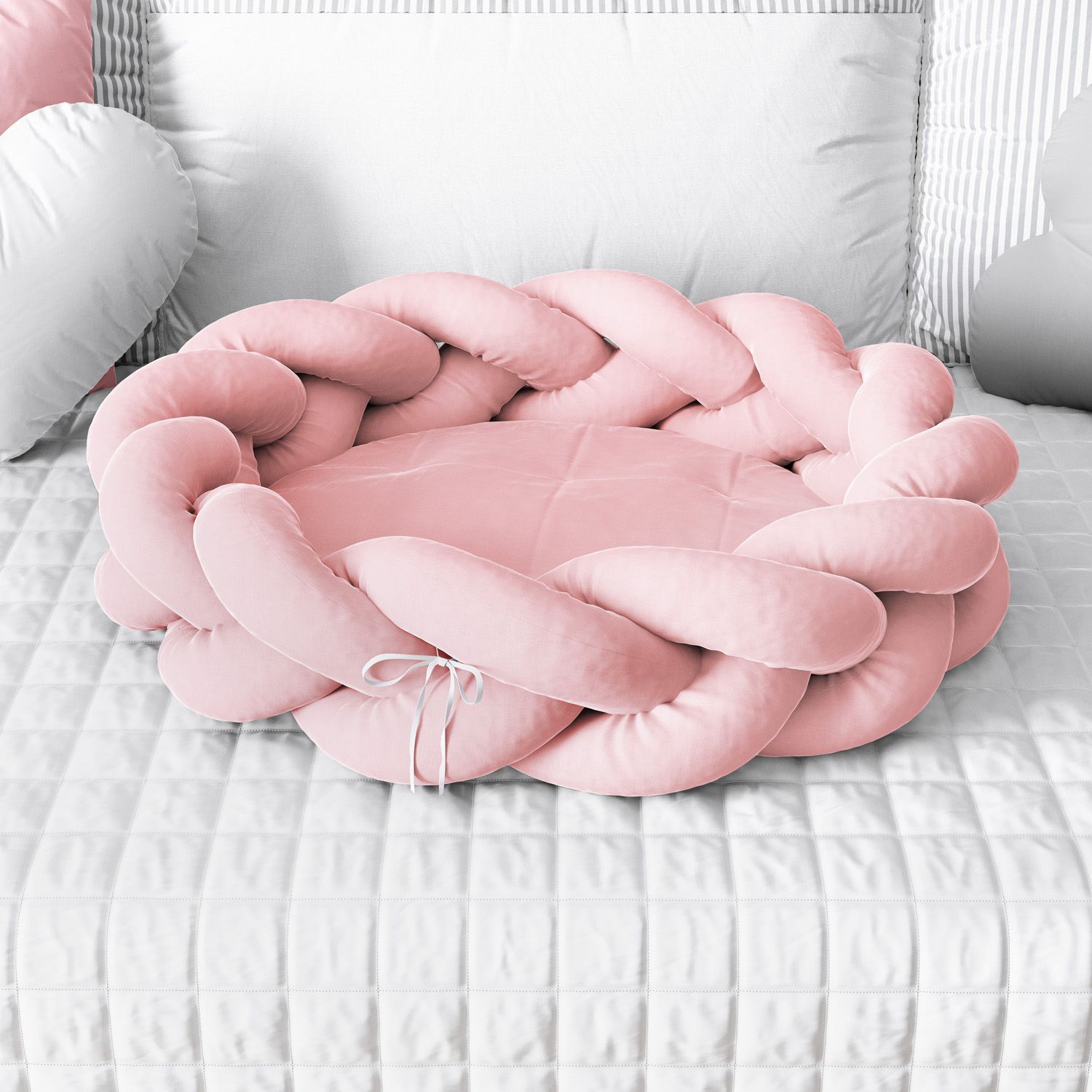 Ninho para Bebê Trança Amarelo 80cm