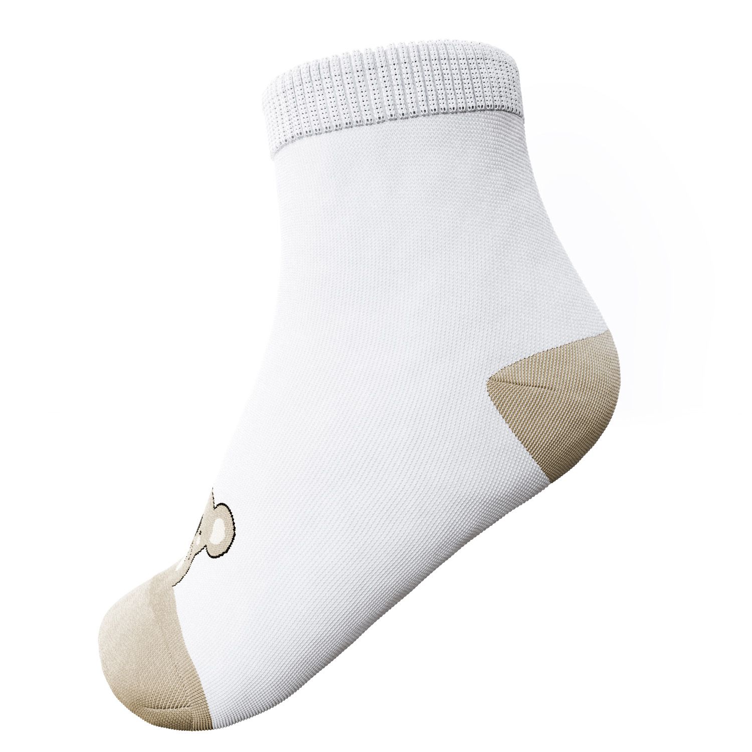 Meia Bebê Coala Bege