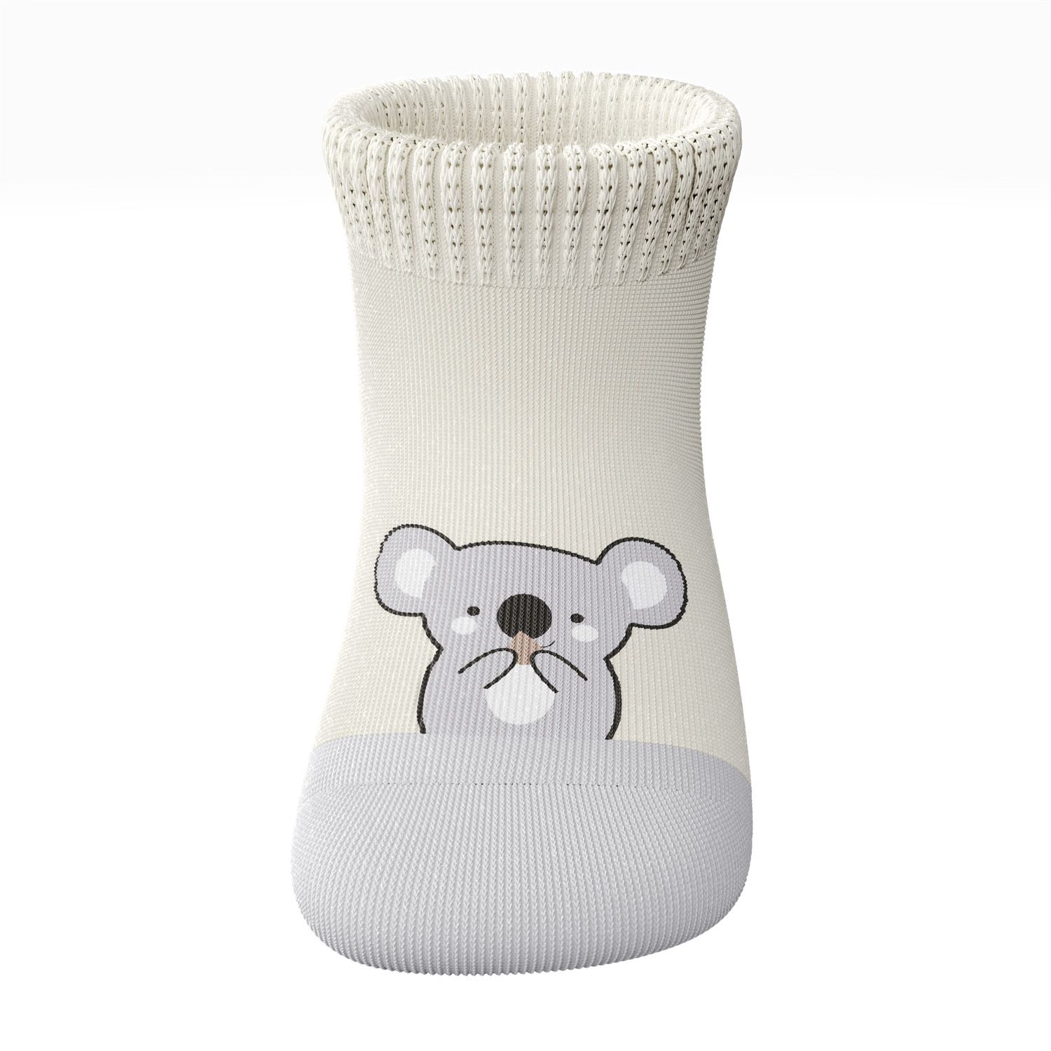 Meia Bebê Coala Bege