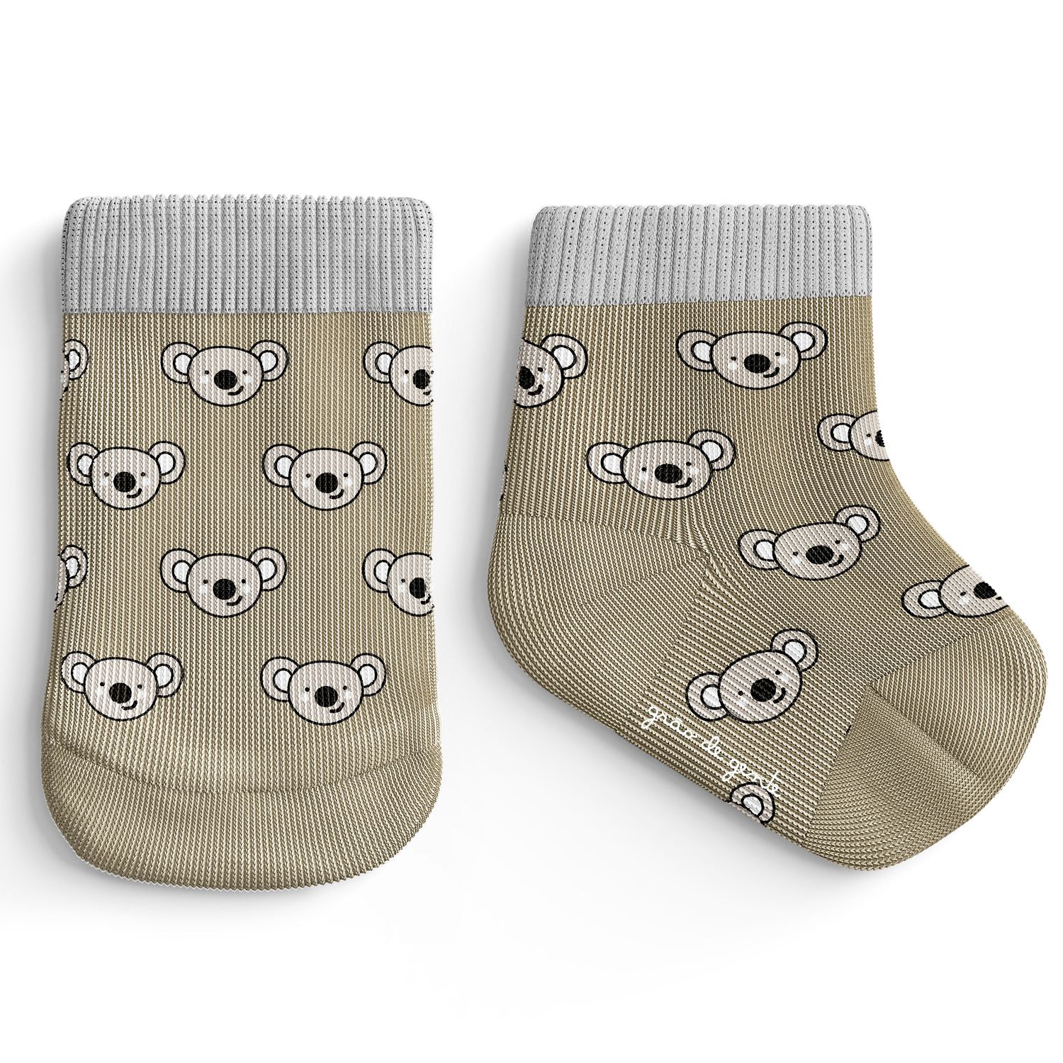 Meia Bebê Coalas Cinza