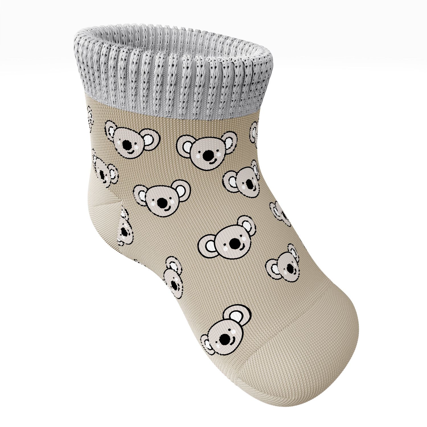 Meia Bebê Coalas Cinza