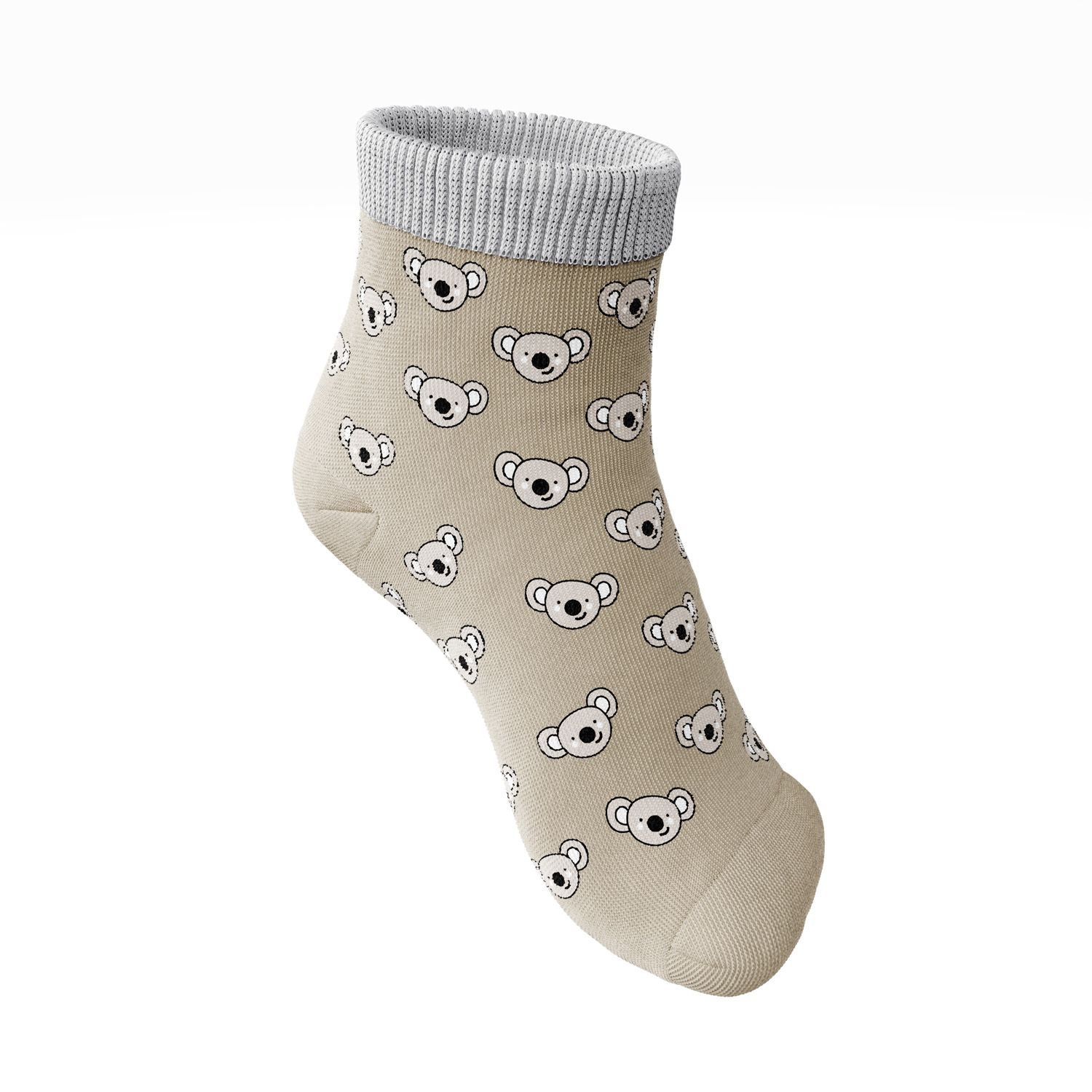 Meia Bebê Coalas Cinza