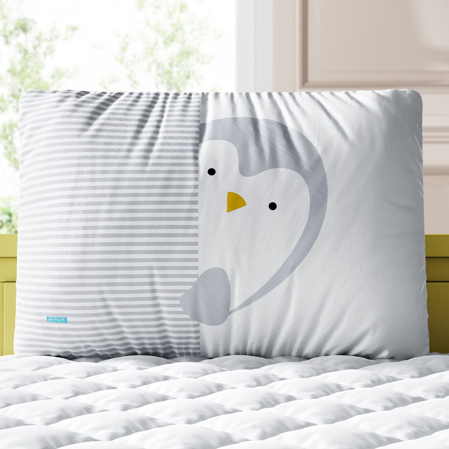 Kit Berço Trança Pinguim Estrelinha