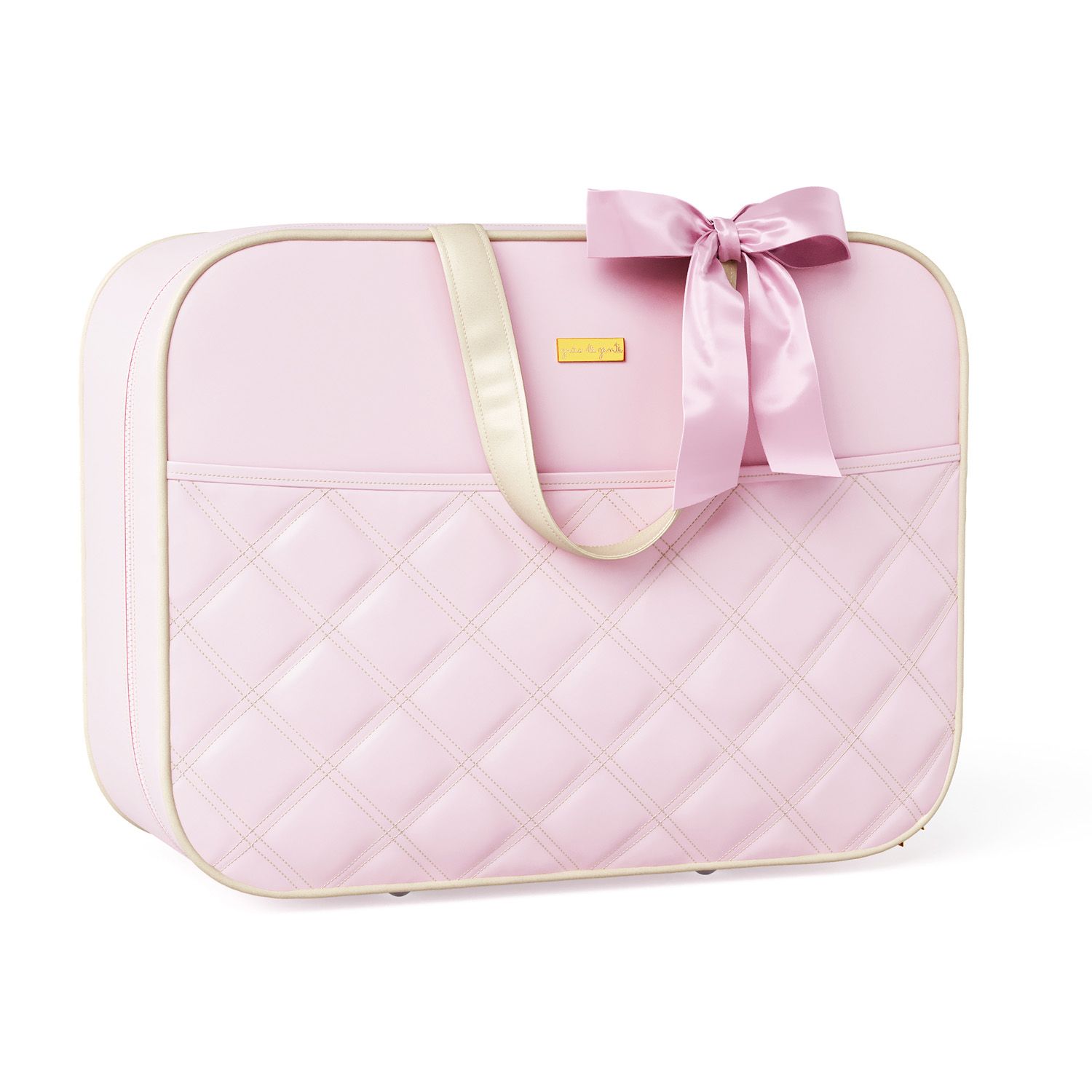 Mala Maternidade Azul Marinho e Bege Luxo 48cm