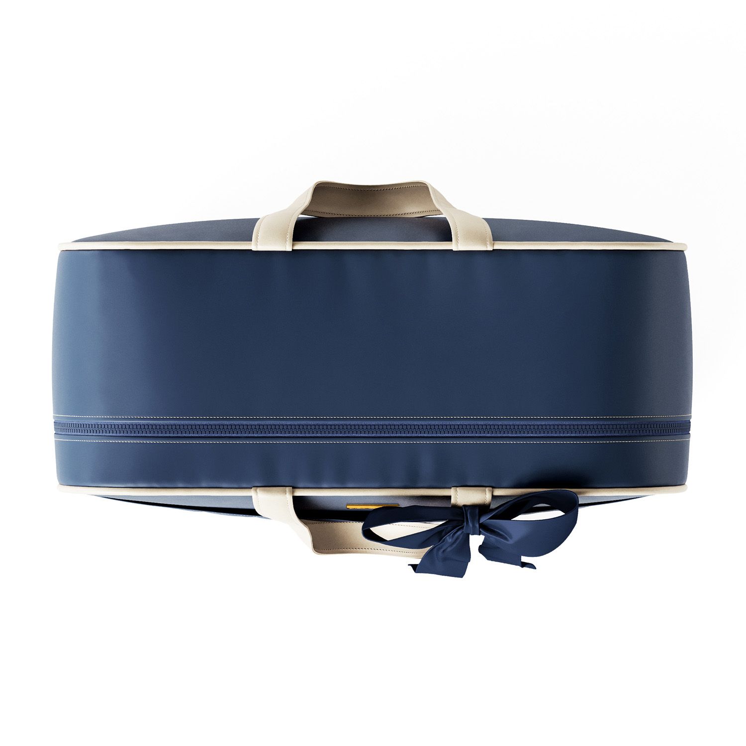 Mala Maternidade Azul Marinho e Bege Luxo 48cm