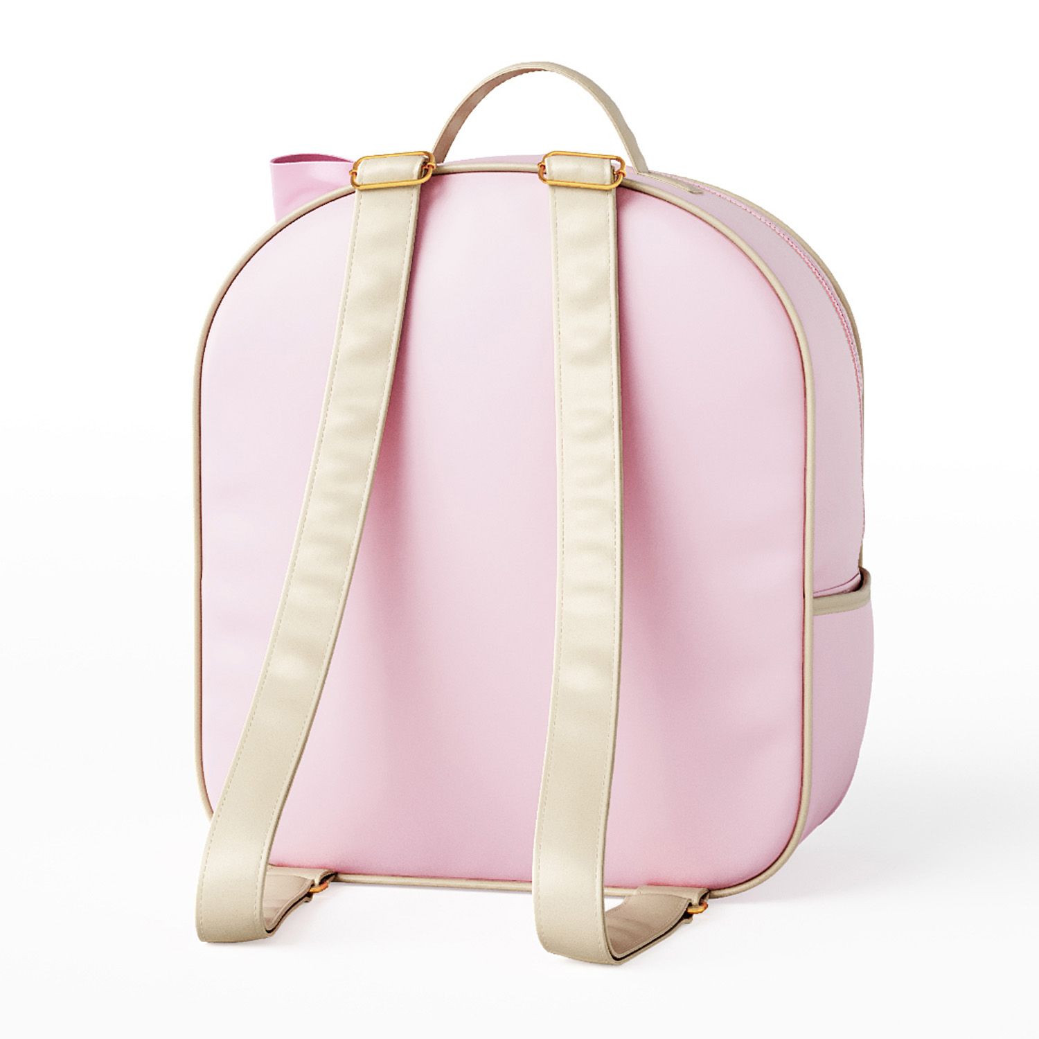 Mochila Maternidade Azul Marinho e Bege Luxo 36cm