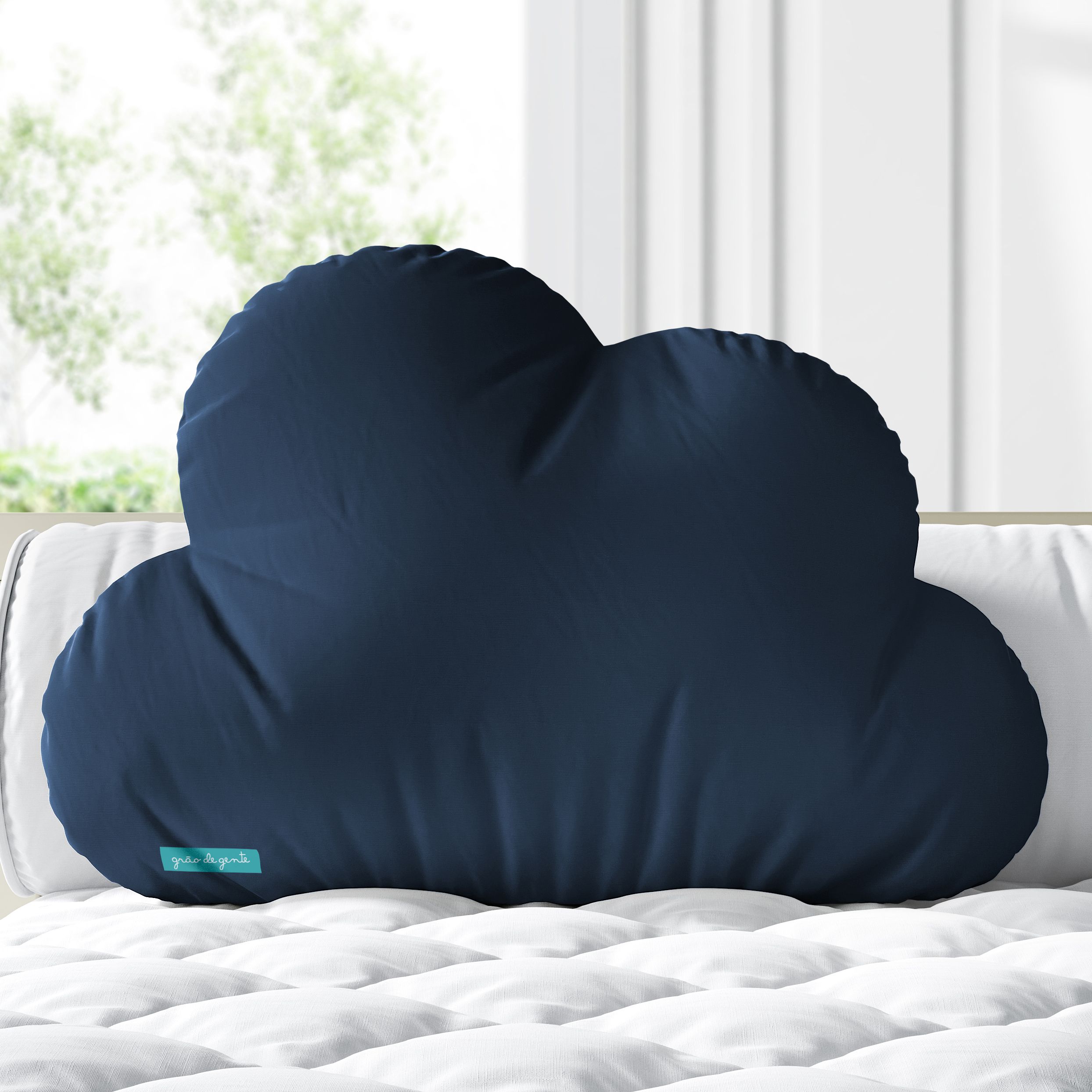 Almofada Nuvem Amarelo 38cm