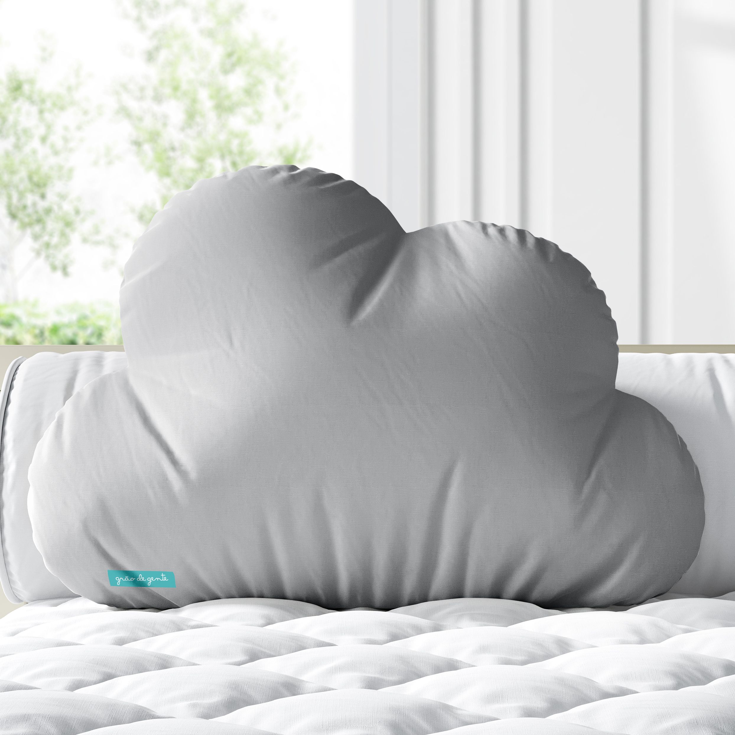 Almofada Nuvem Amarelo 38cm