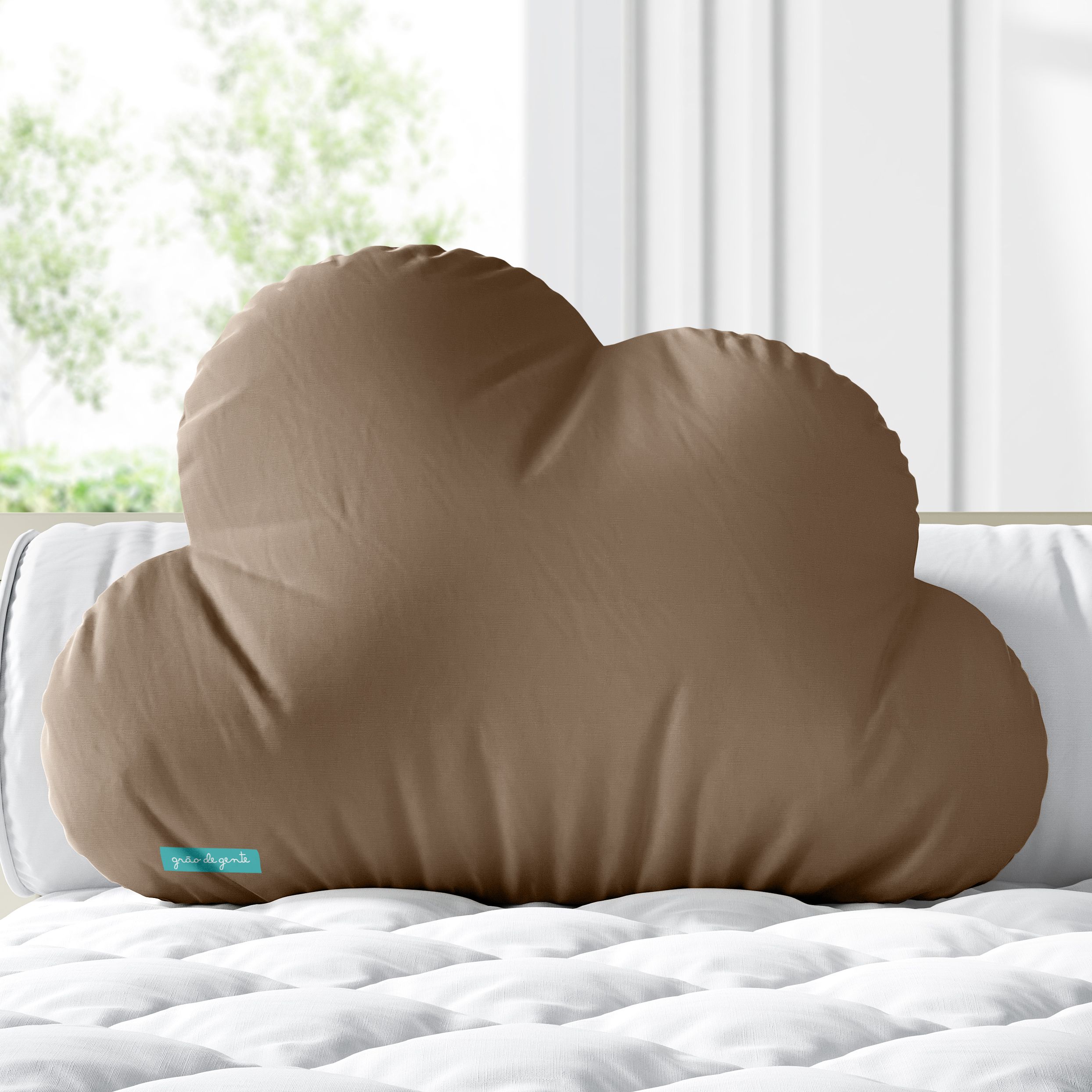 Almofada Nuvem Amarelo 38cm