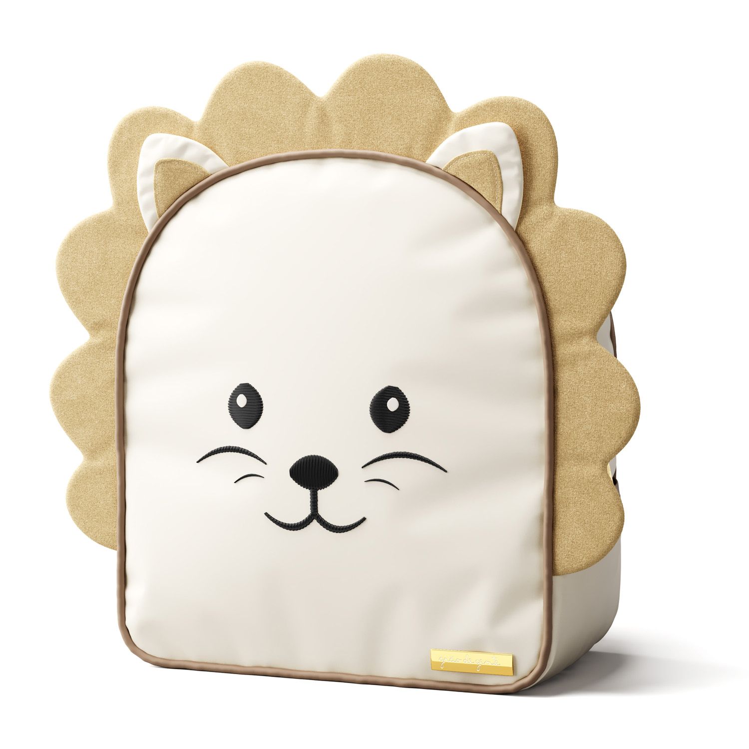 Mochila Maternidade Amiguinho Leão com Orelhinha 36cm