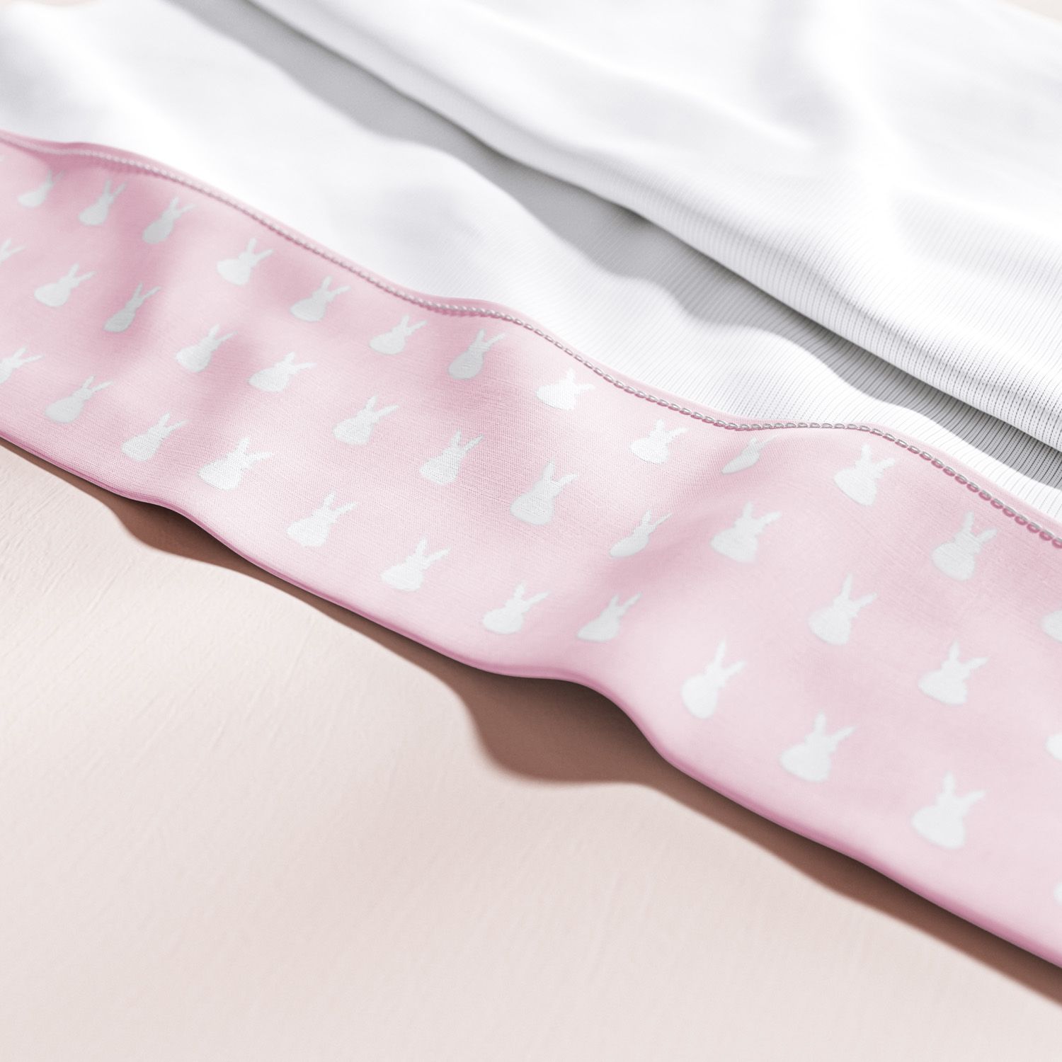 Jogo de Fraldas de Boca Coelhinha Lalá Rosa