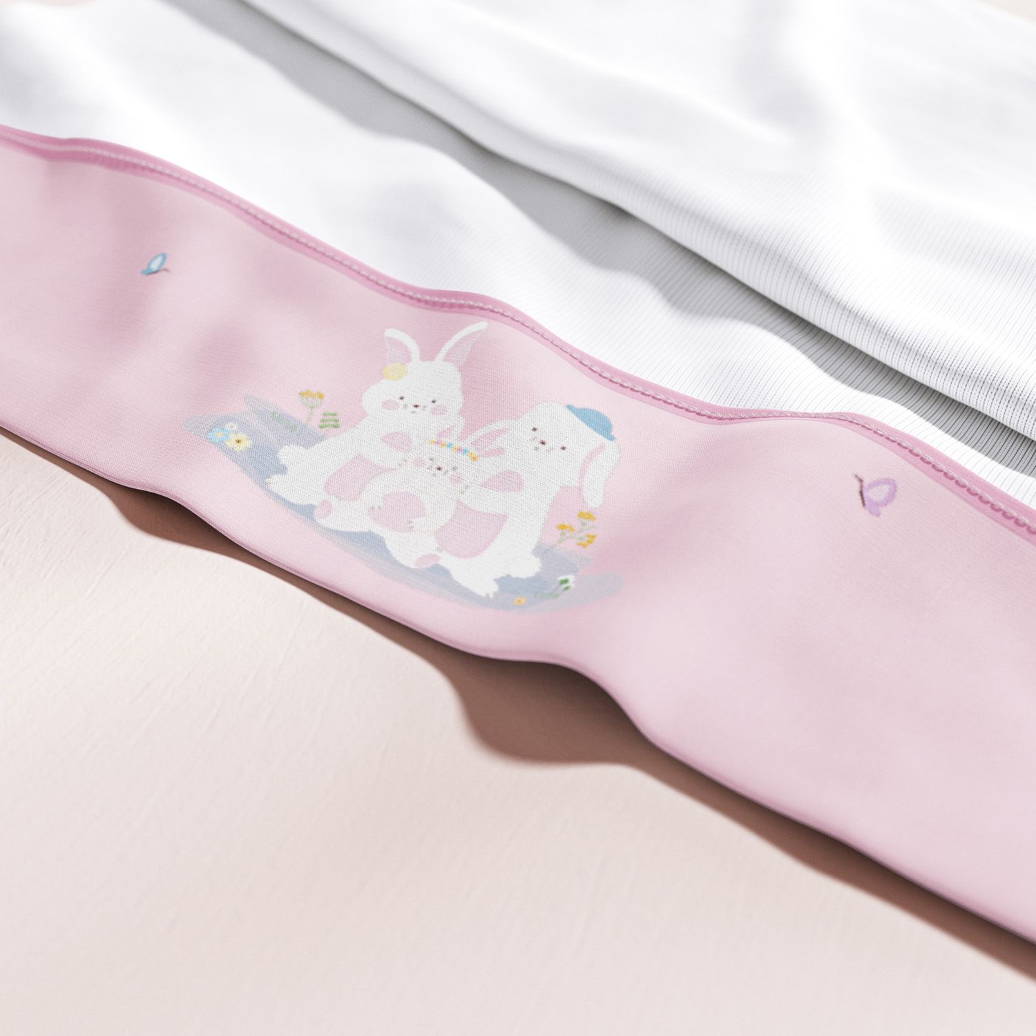 Jogo de Fraldas de Boca Coelhinha Lalá Rosa