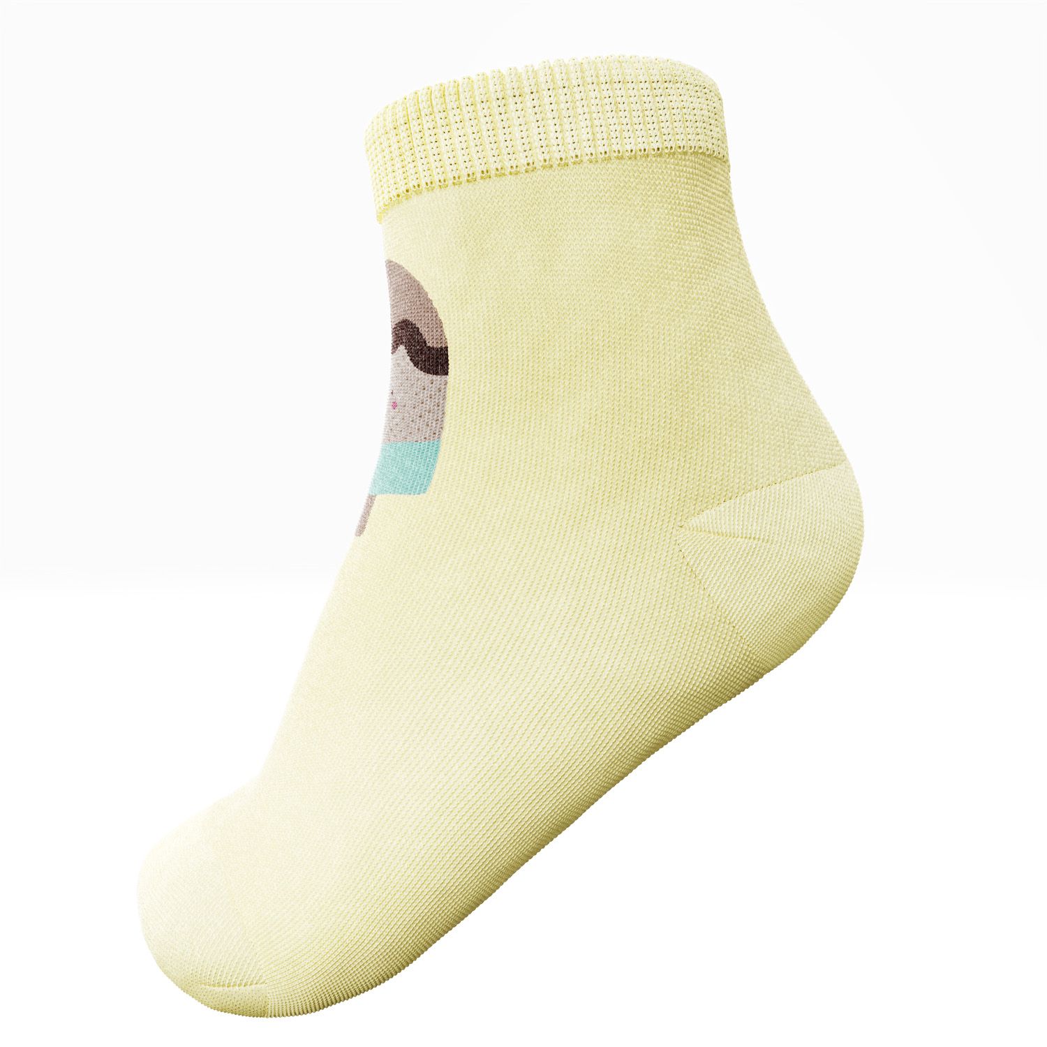 Meia Bebê Picolé Amarelo