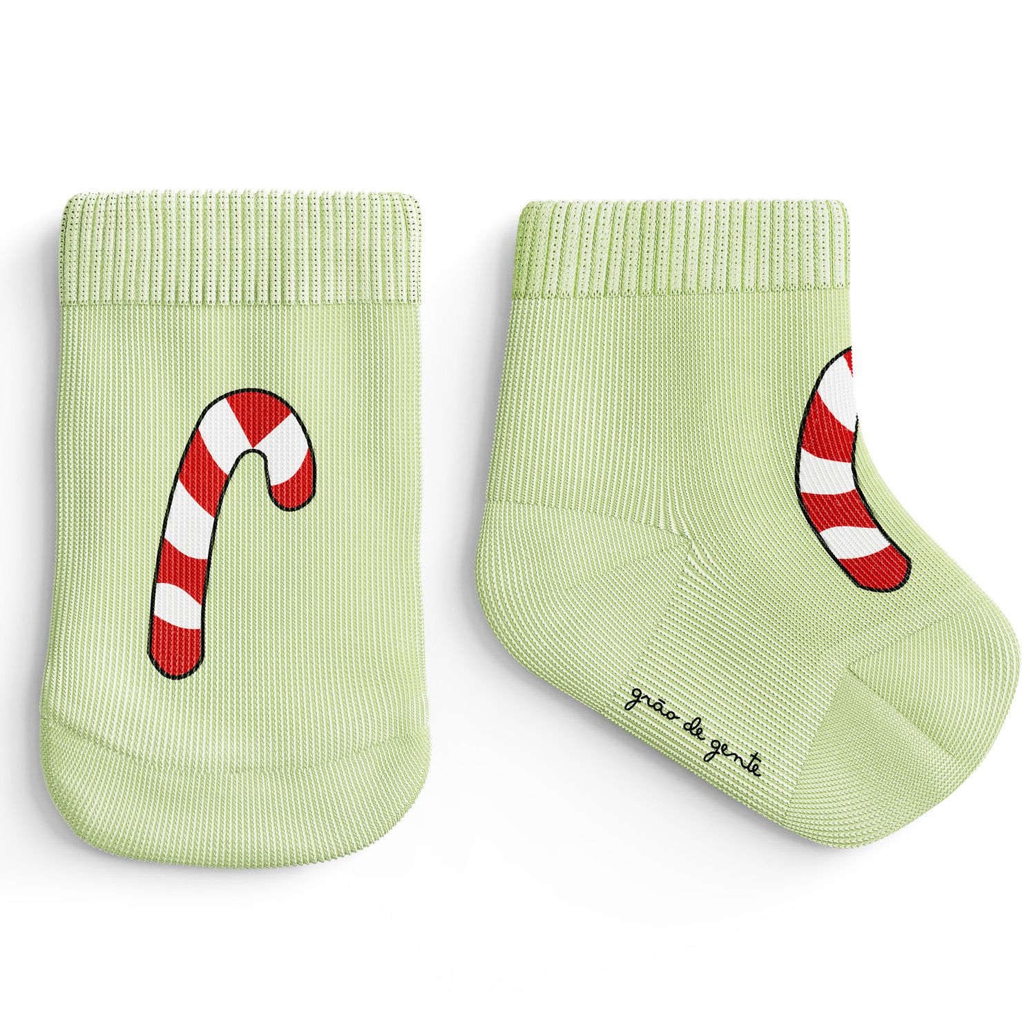 Meia Bebê Pirulito Branco