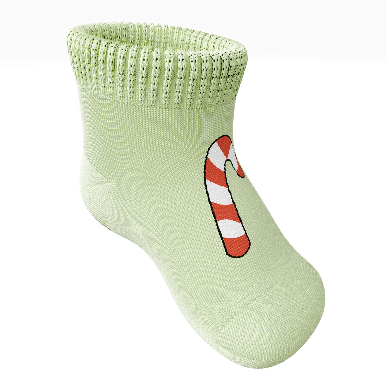 Meia Bebê Pirulito Branco