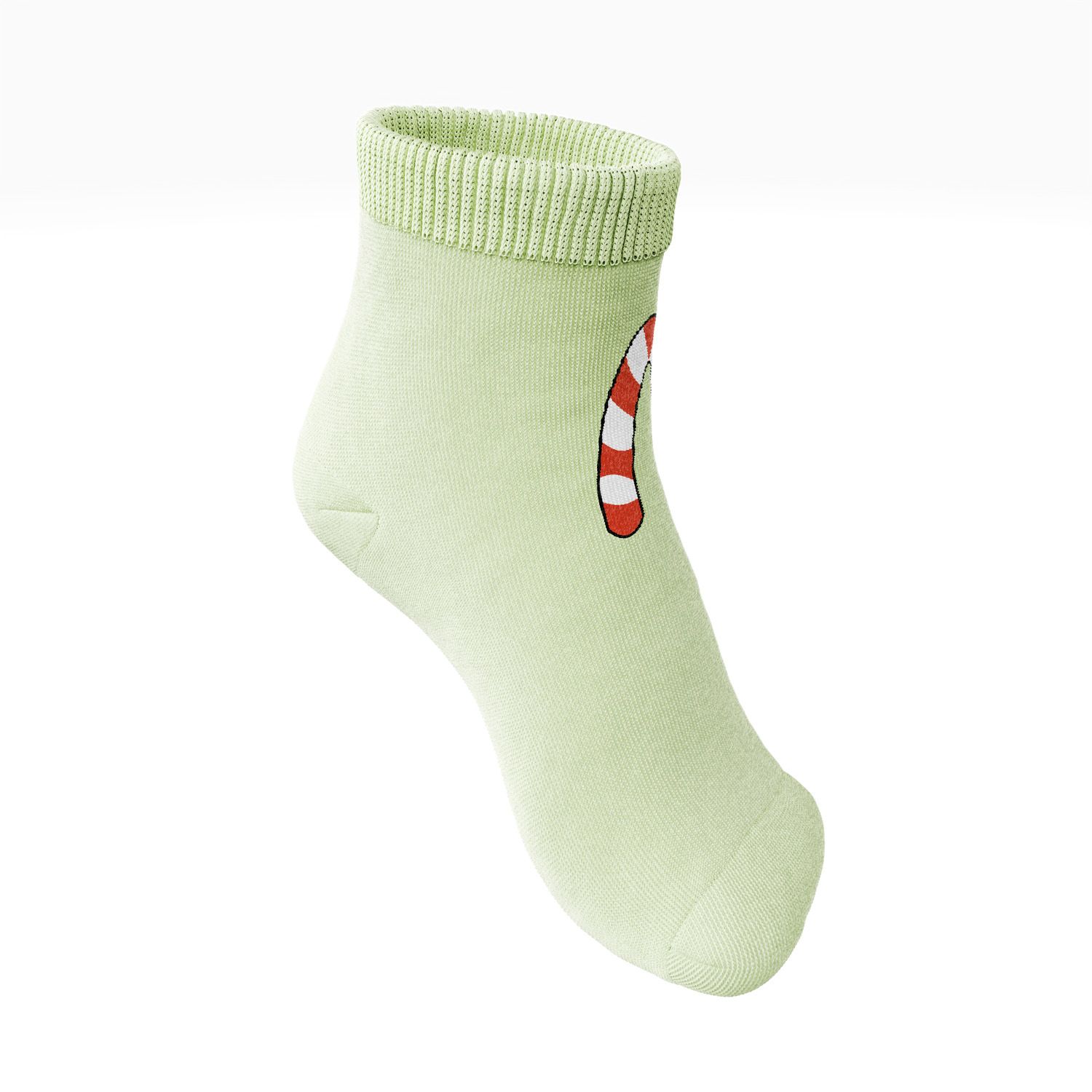 Meia Bebê Pirulito Branco