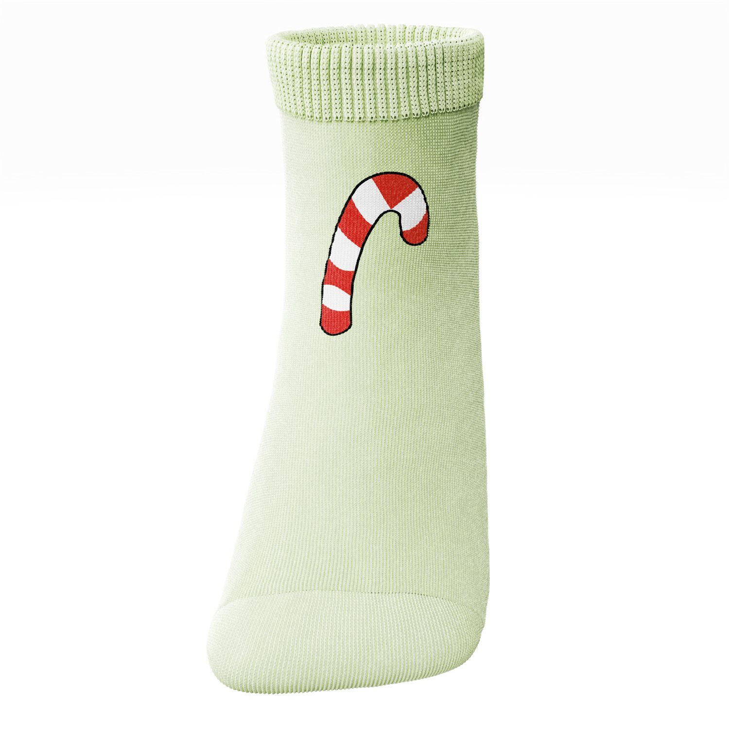 Meia Bebê Pirulito Branco