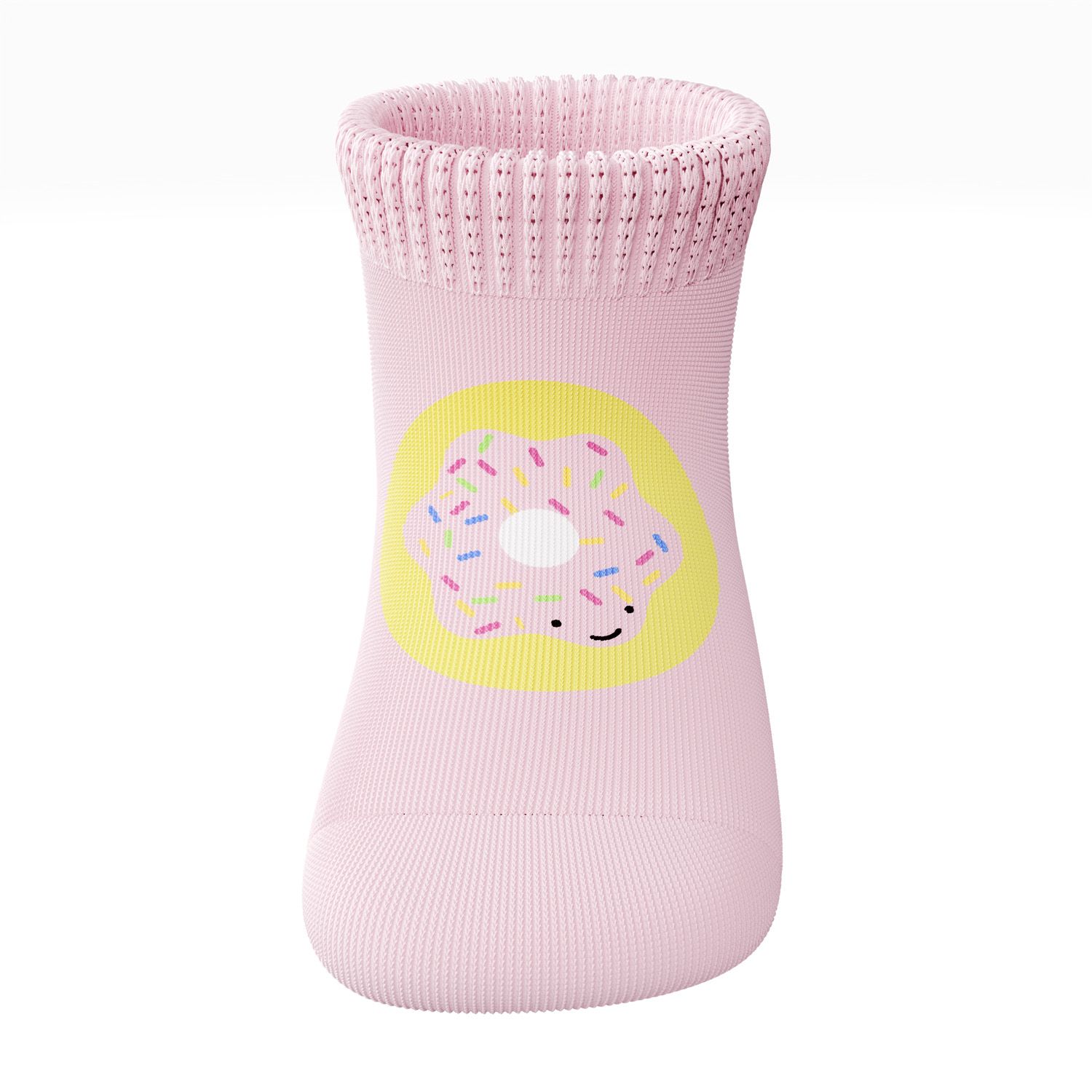 Meia Bebê Donuts Feliz Azul