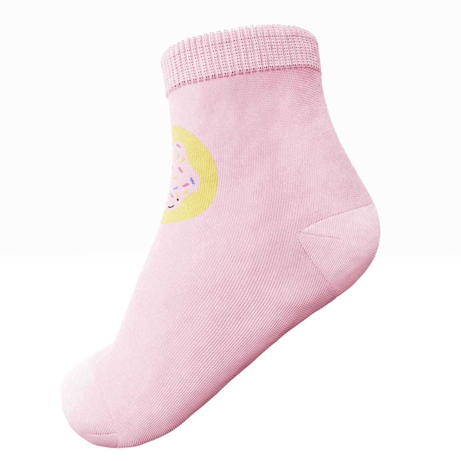 Meia Bebê Donuts Feliz Azul