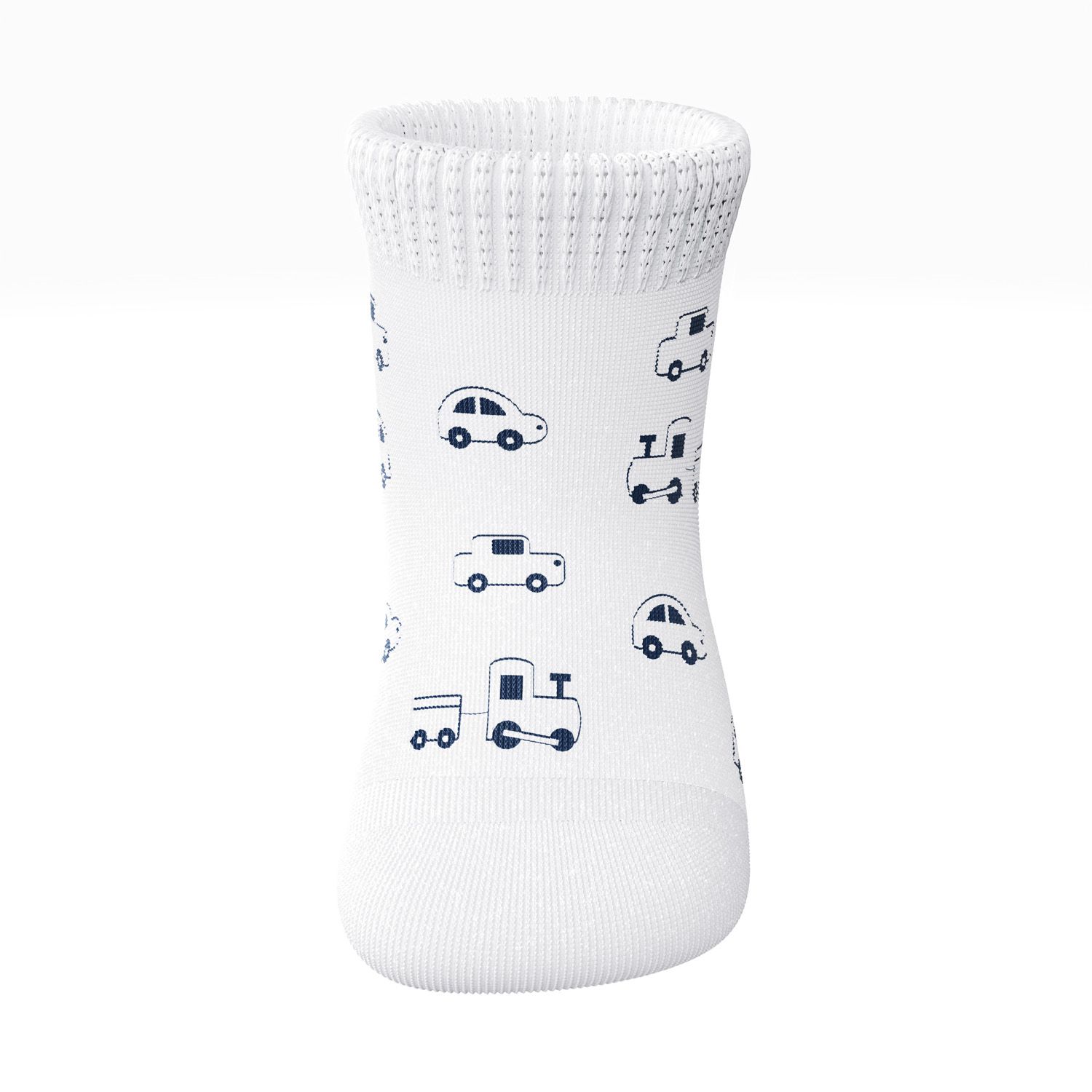 Meia Bebê Carrinhos