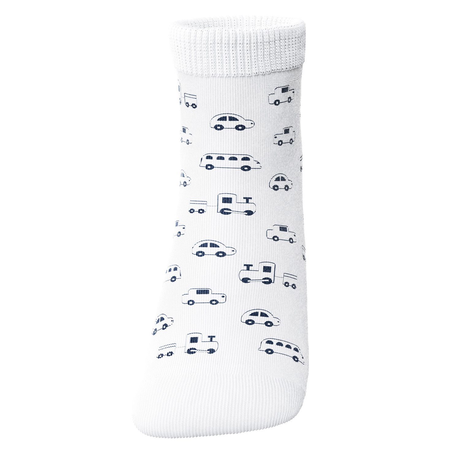 Meia Bebê Carrinhos