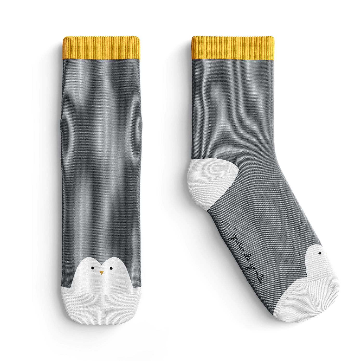 Kit Meia Trocapé Família Pinguim 8 Pares