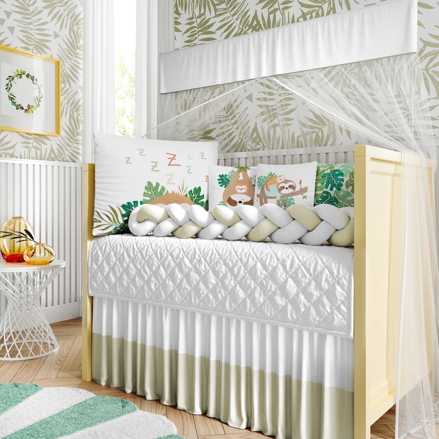 Kit Berço Trança Preguicinha