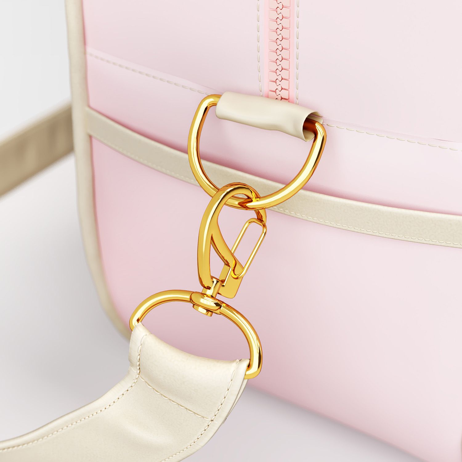 Bolsa Maternidade Nuvem Rosa 34cm