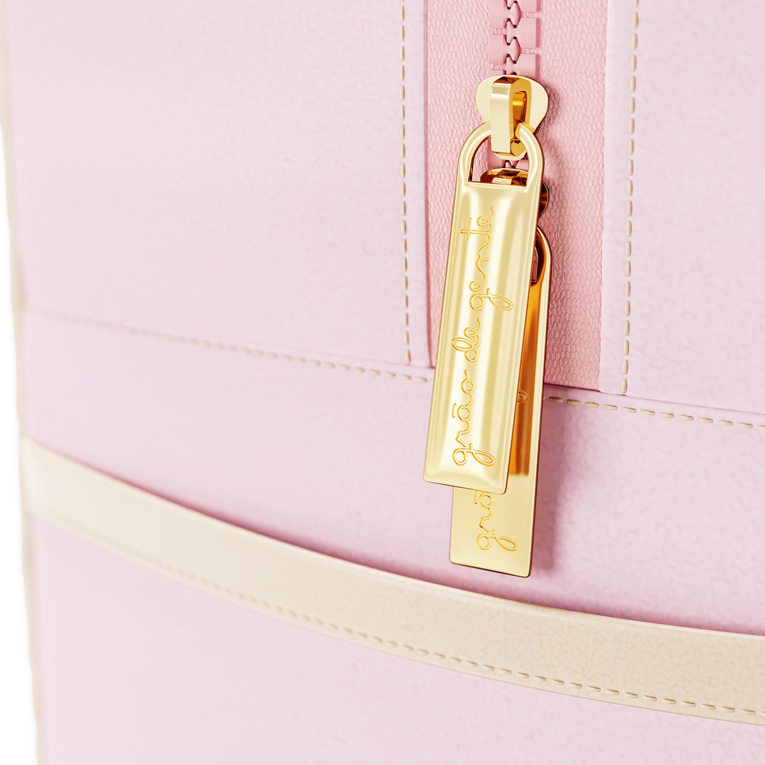 Bolsa Maternidade Nuvem Rosa 34cm