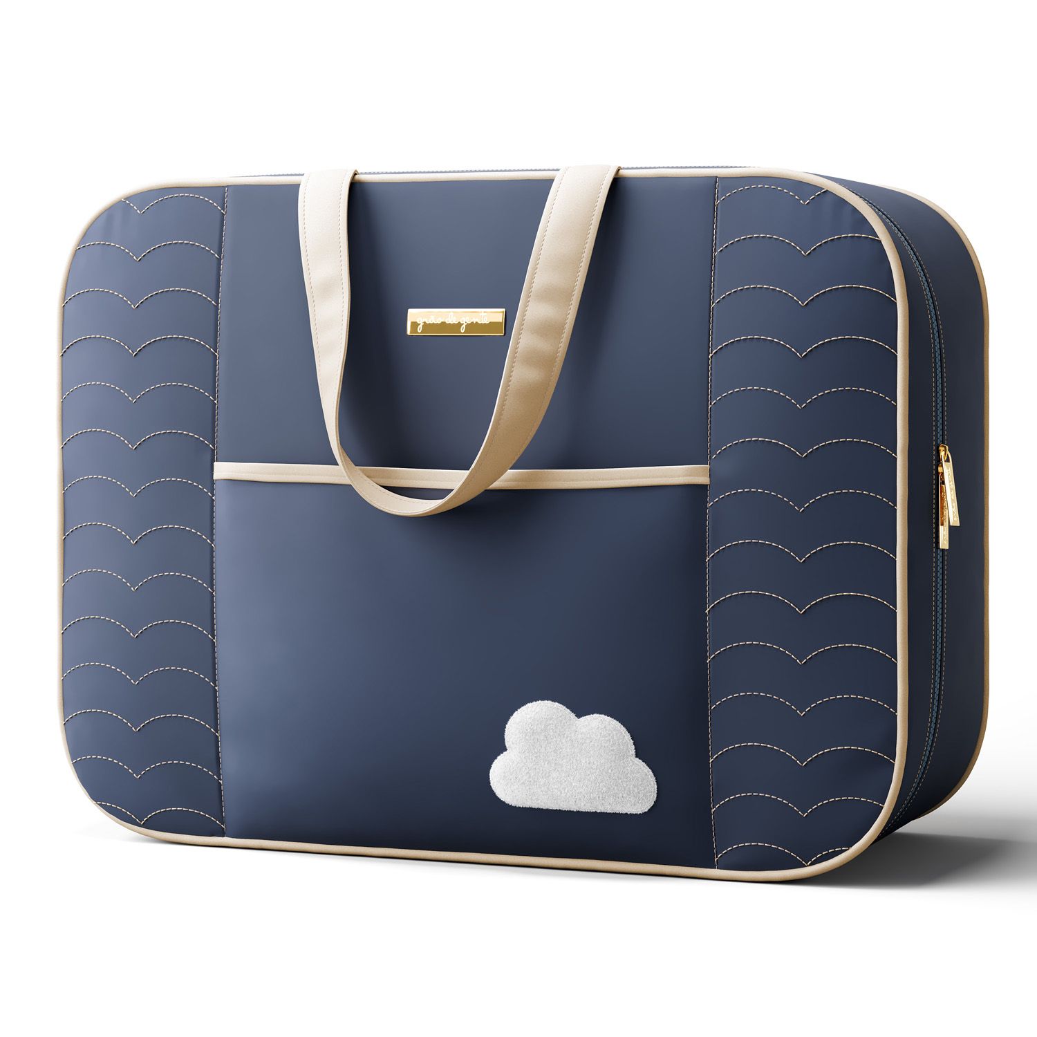 Mala Maternidade Nuvem Rosa 48cm