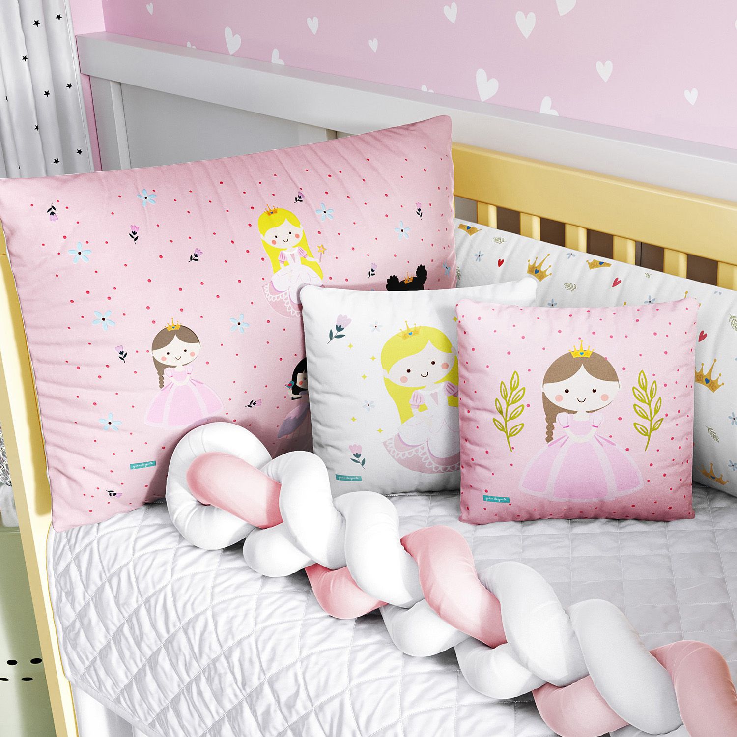 Kit Berço Trança Princesa Elisa