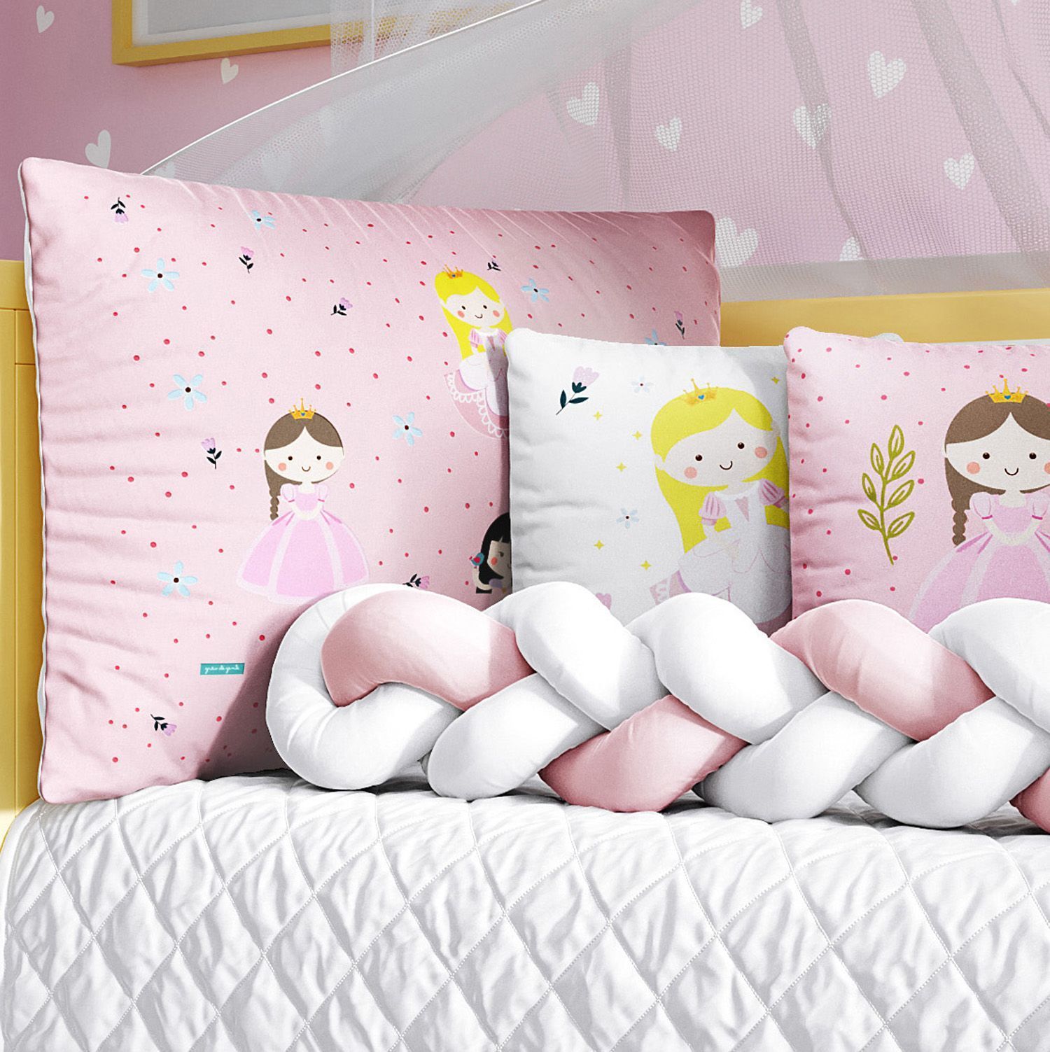 Kit Berço Trança Princesa Elisa — vista alternativa