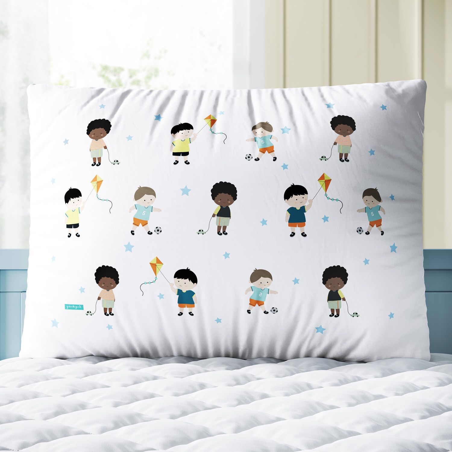 Kit Berço Trança Menino Feliz