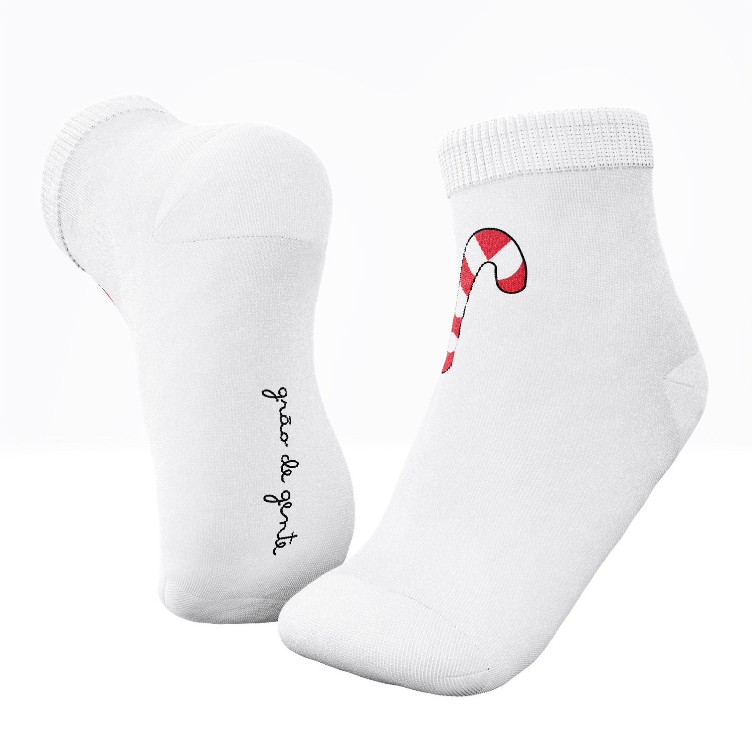 Kit Meia Bebê Família Trocapé Pirulito, Picolé e Donuts Azul 6 Pares