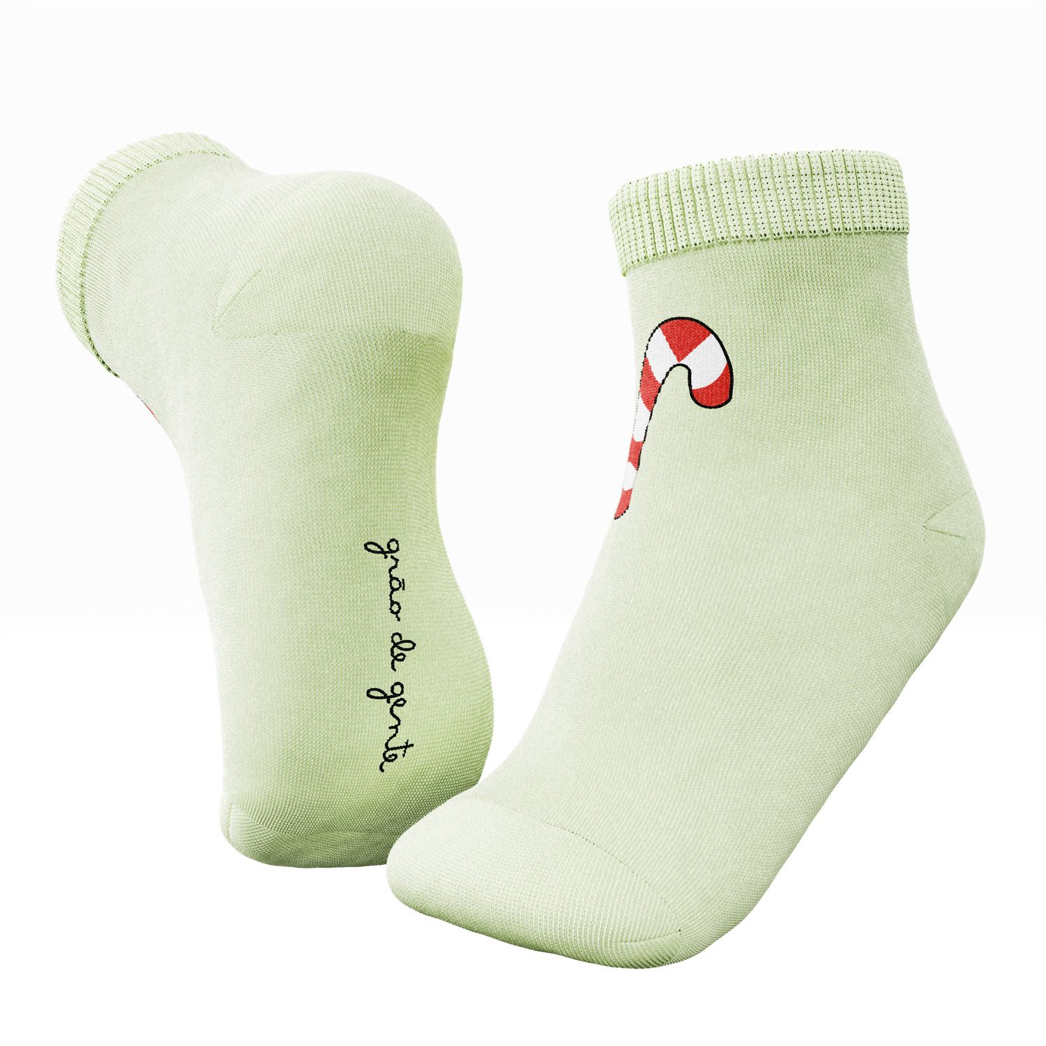 Kit Meia Bebê Família Trocapé Pirulito, Picolé e Donuts Rosa