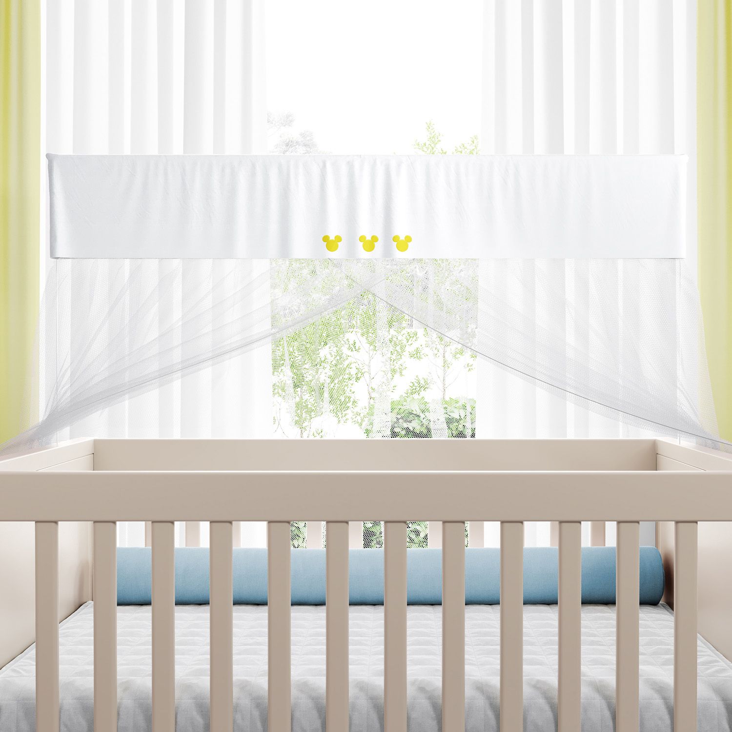 Kit Berço Mickey Mouse Azul