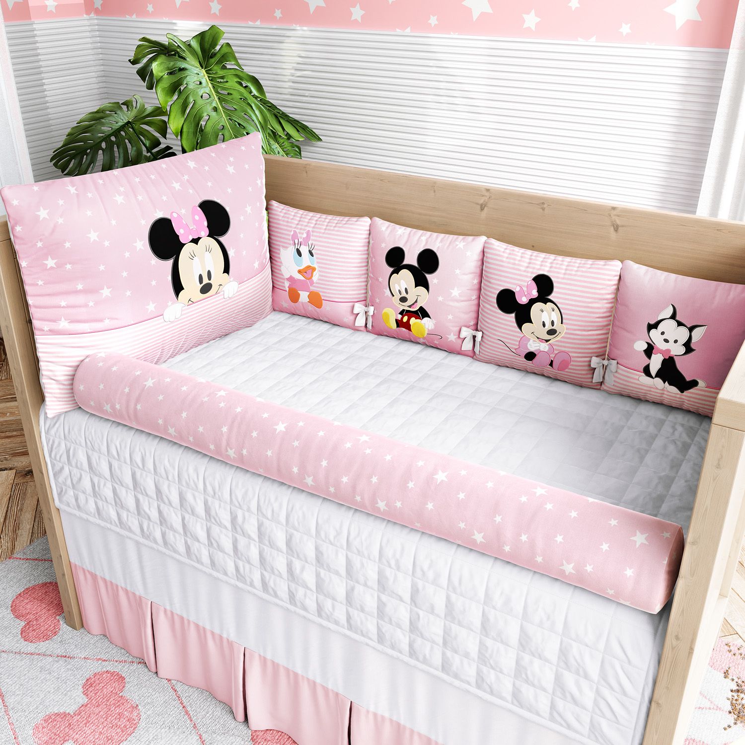 Kit Berço Mickey Mouse Azul