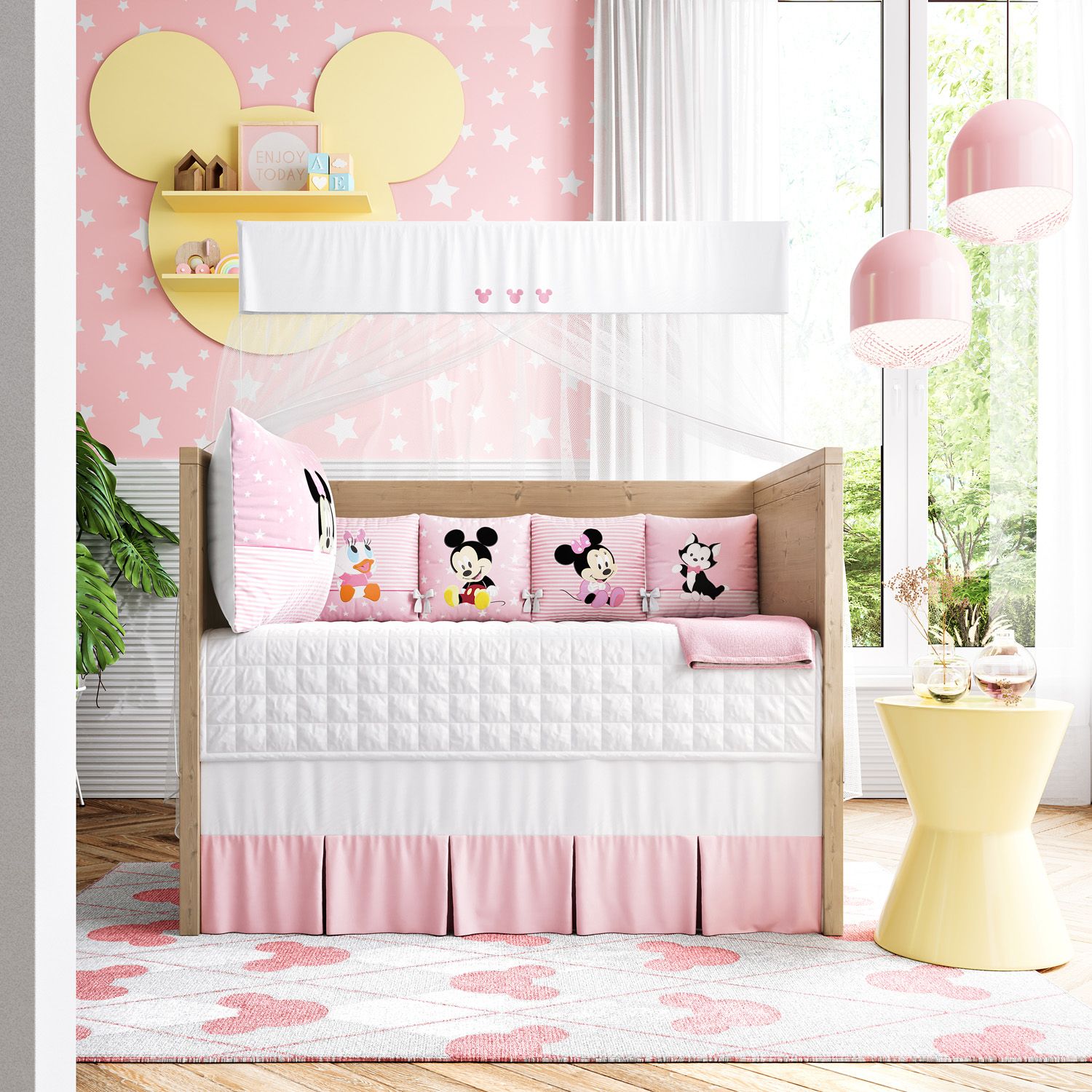 Kit Berço Mickey Mouse Azul